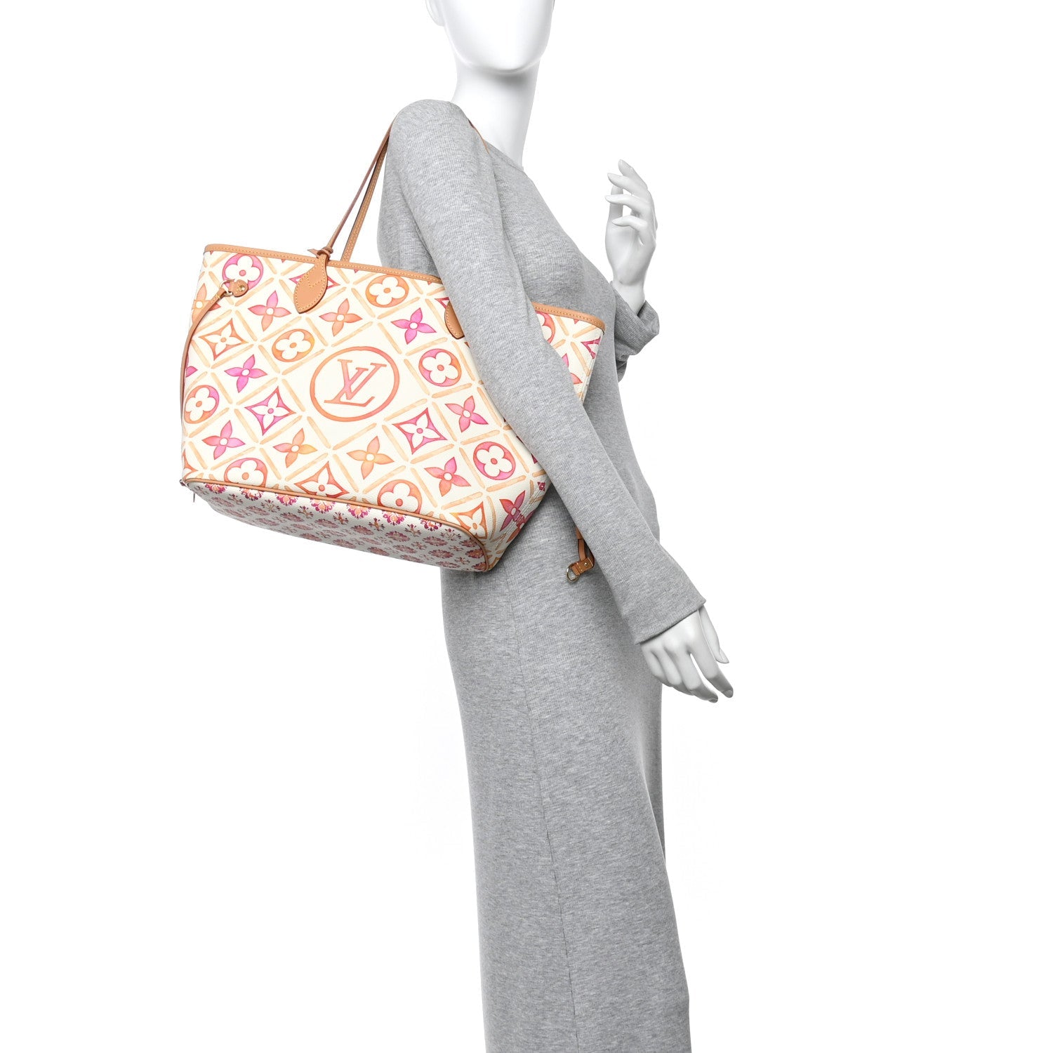 Monogram Giant By The Pool 2.0 Neverfull MM Coral