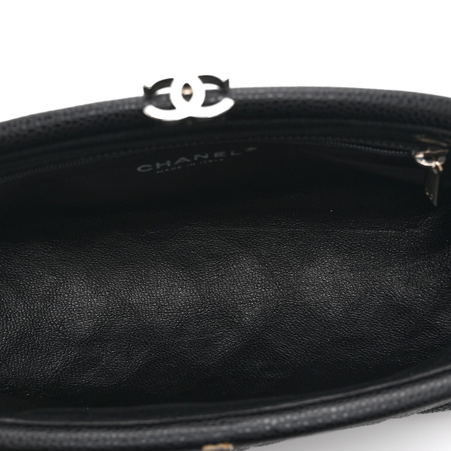 Caviar Quilted Timeless Clutch Black