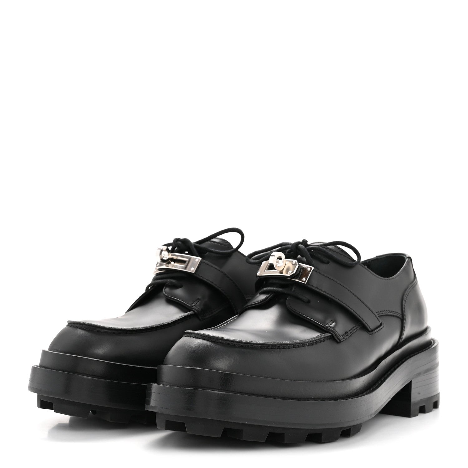 Glossed Calfskin First Oxford 37 Black