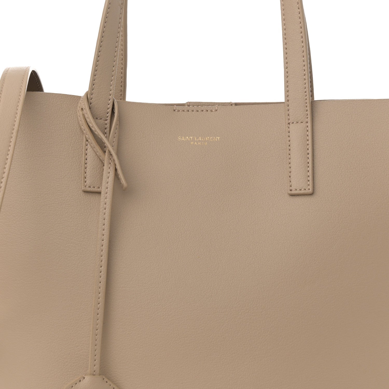 Calfskin Toy Shopping Tote Nude Powder