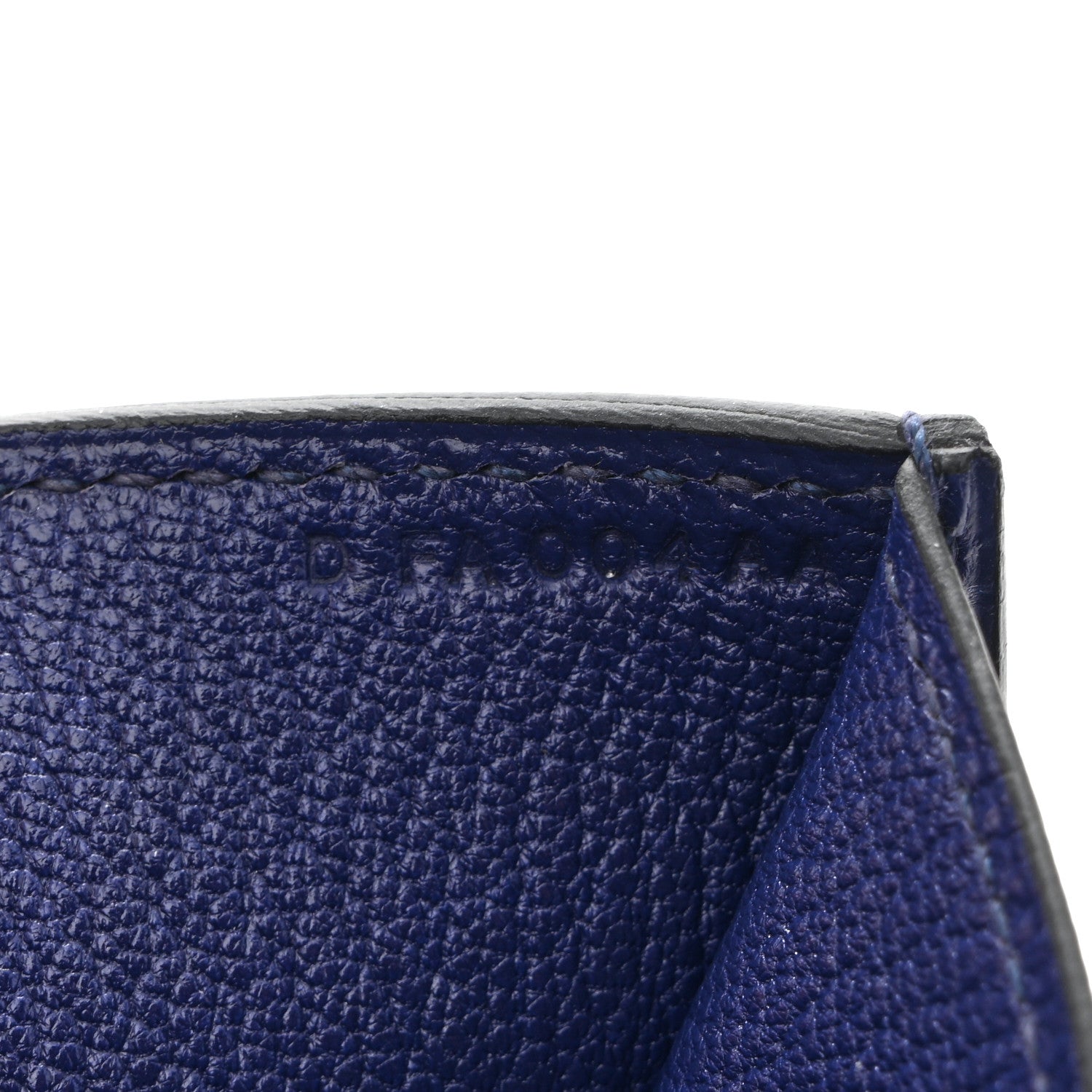 Chevre Mysore Medor 23 Clutch Bleu Encre