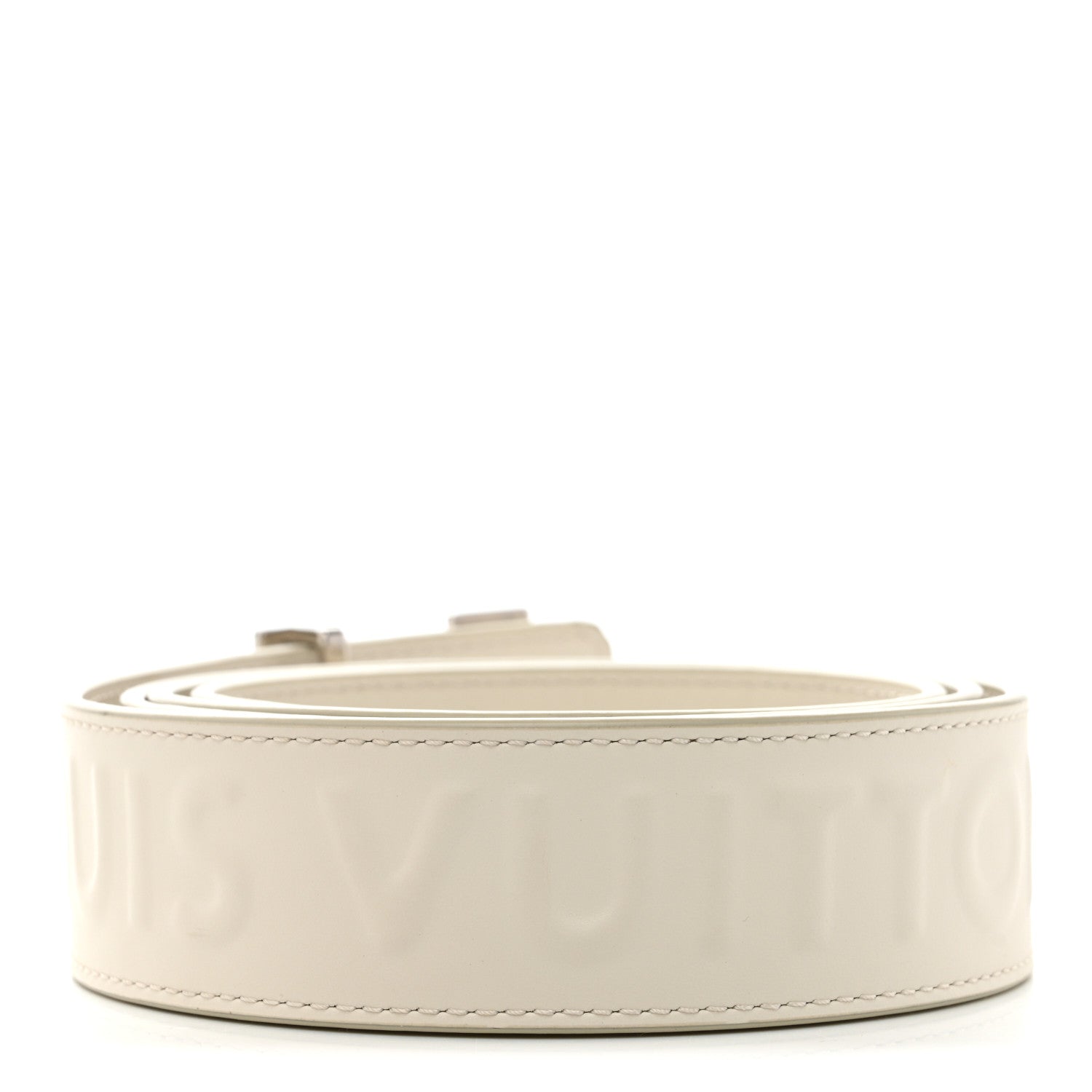 Calfskin Aerogram Belt  100 40 White