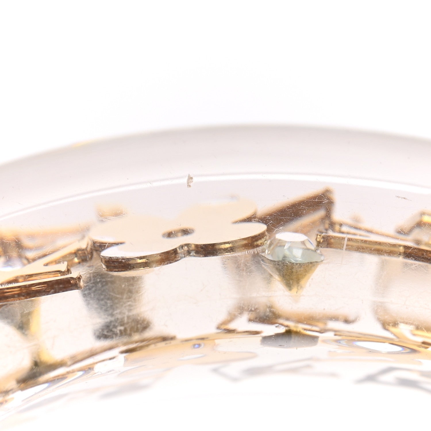 Resin Swarovski Medium Inclusion Bracelet GM Transparent