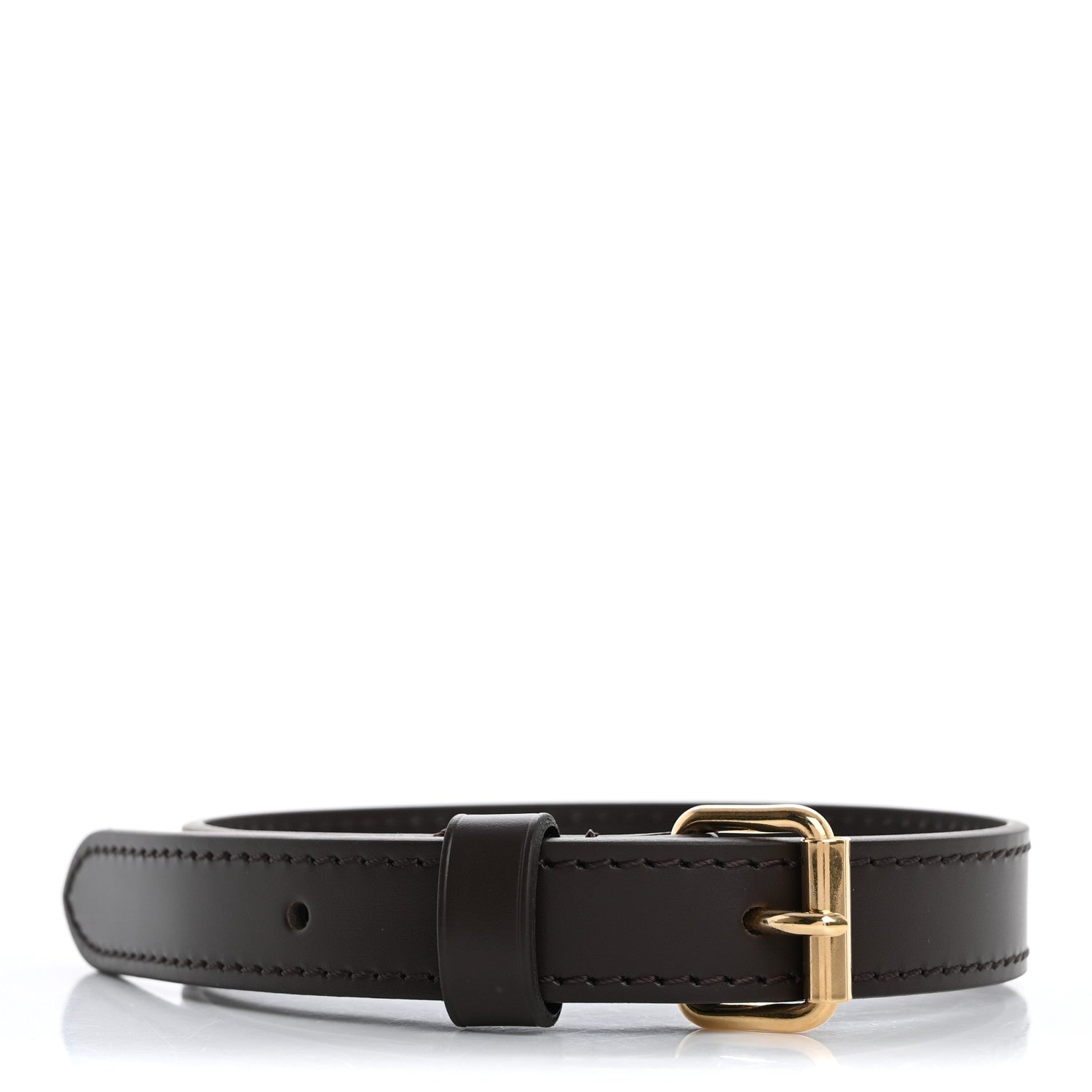 Calfskin Bandouliere Strap Extender Brown