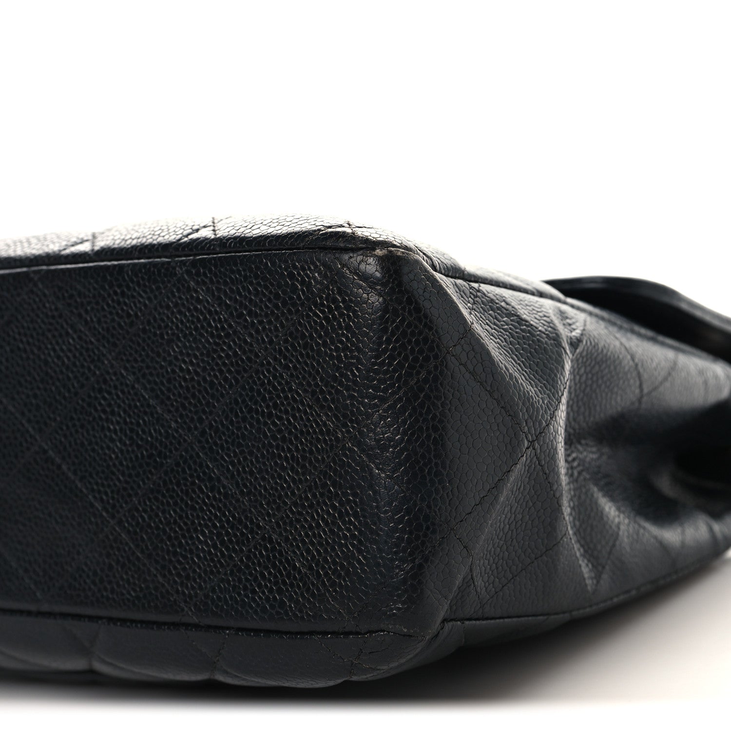 Caviar Jumbo Single Flap Black