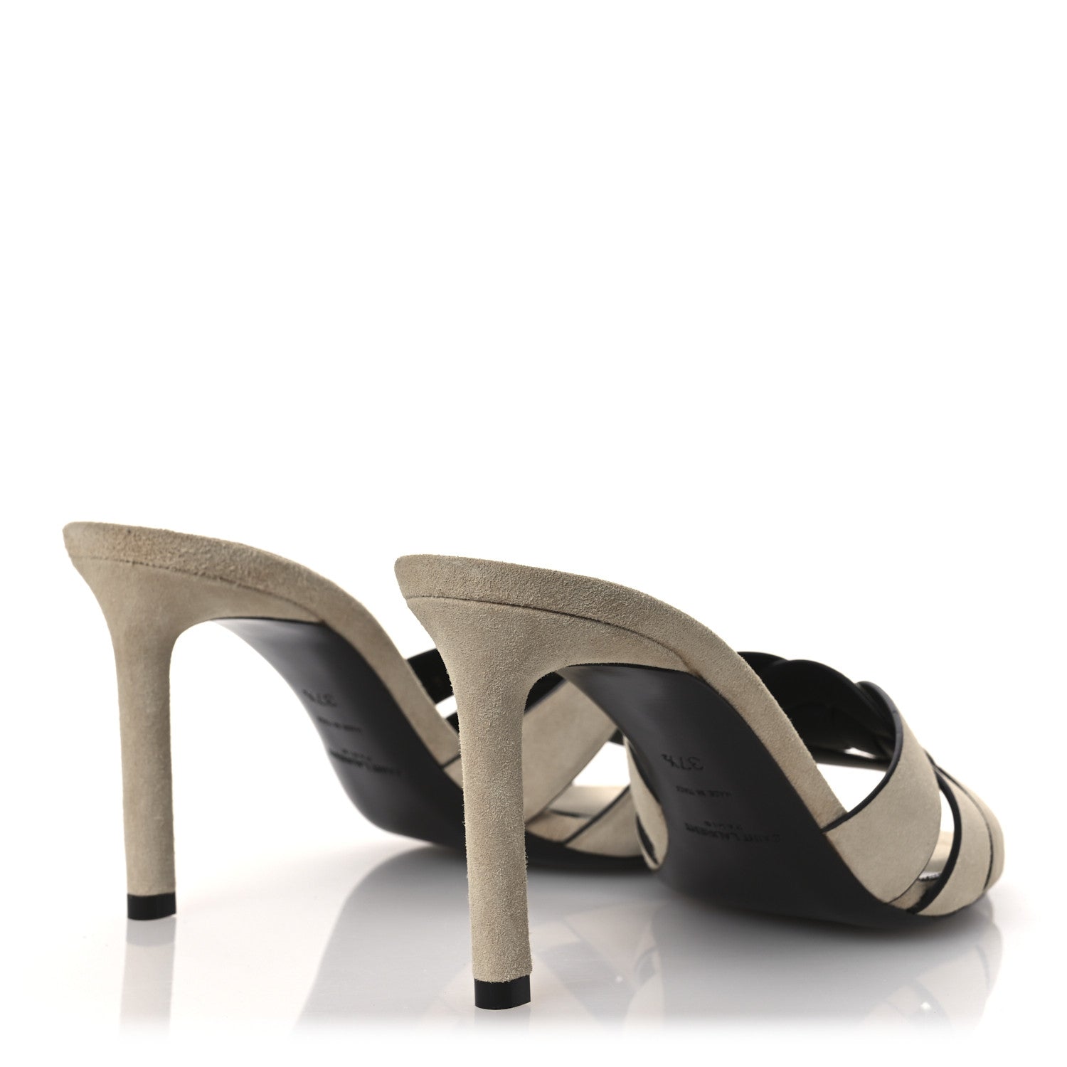 Suede Tribute 85 Slide Sandals 37.5 Sand