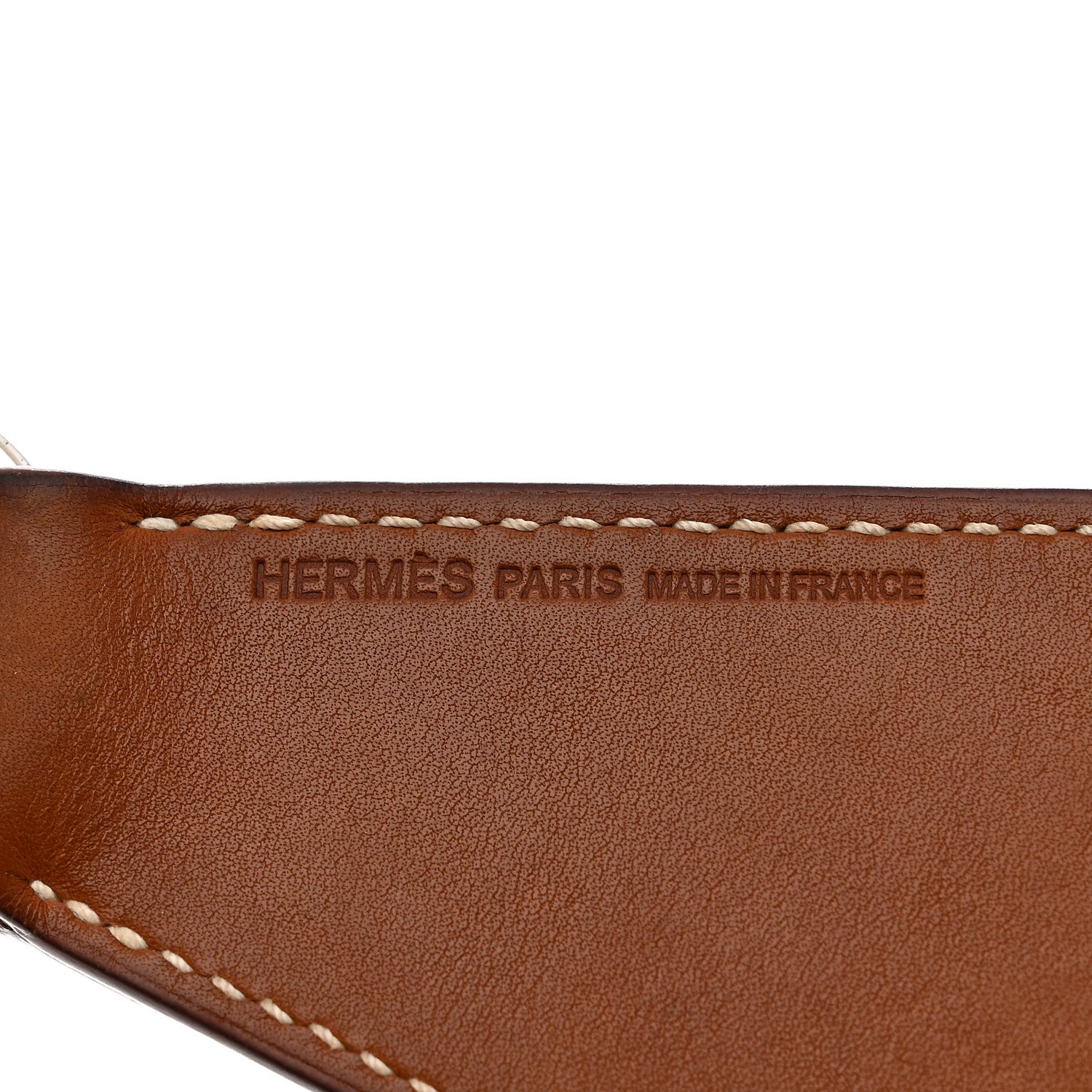 Barenia Palladium Superlucky Key Ring Fauve