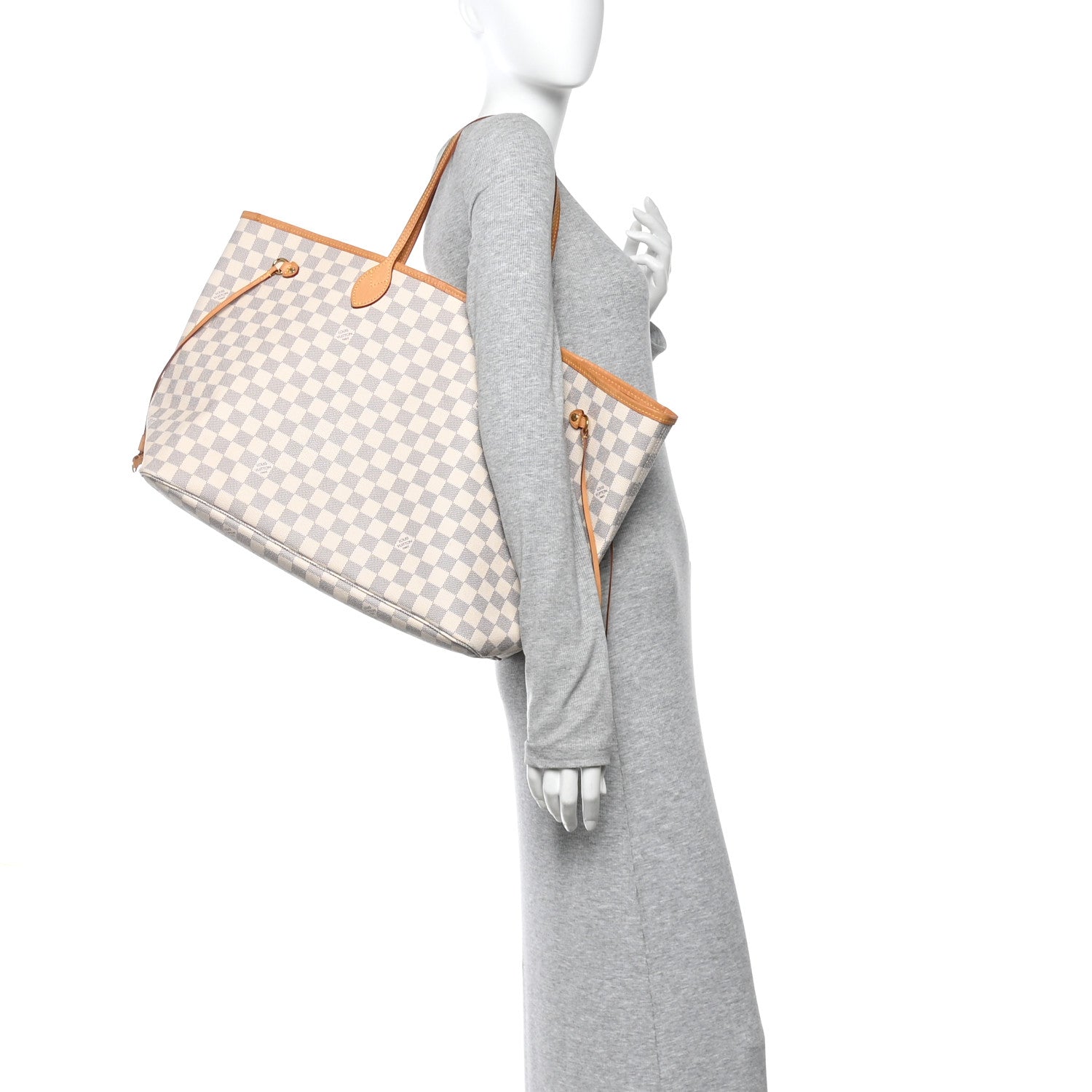 Damier Azur Neo Neverfull GM Rose Ballerine