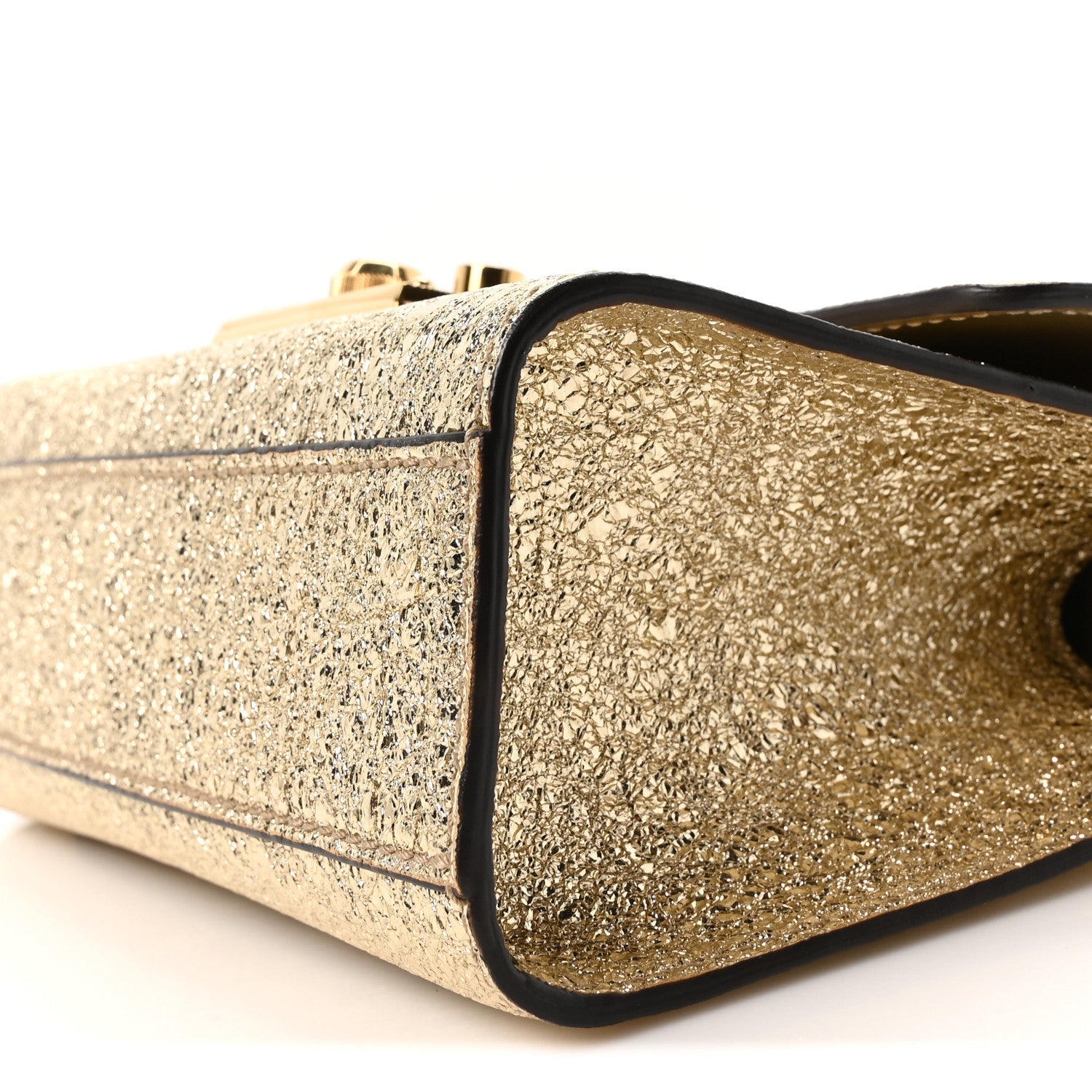 Galassia Small Padlock Shoulder Bag Platino