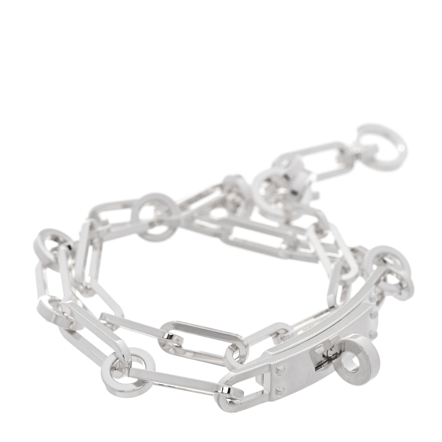 Sterling Silver Kelly Double Chaine Bracelet