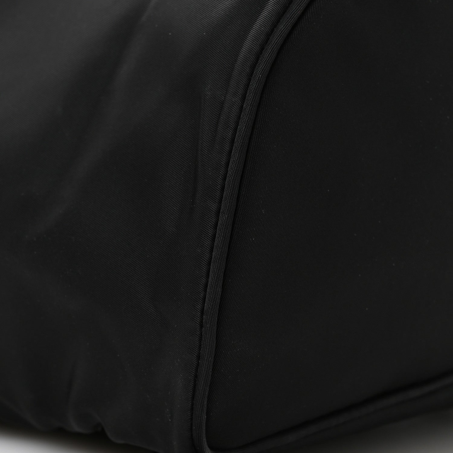 Nylon Vela Saffiano Small Cinch Backpack Black