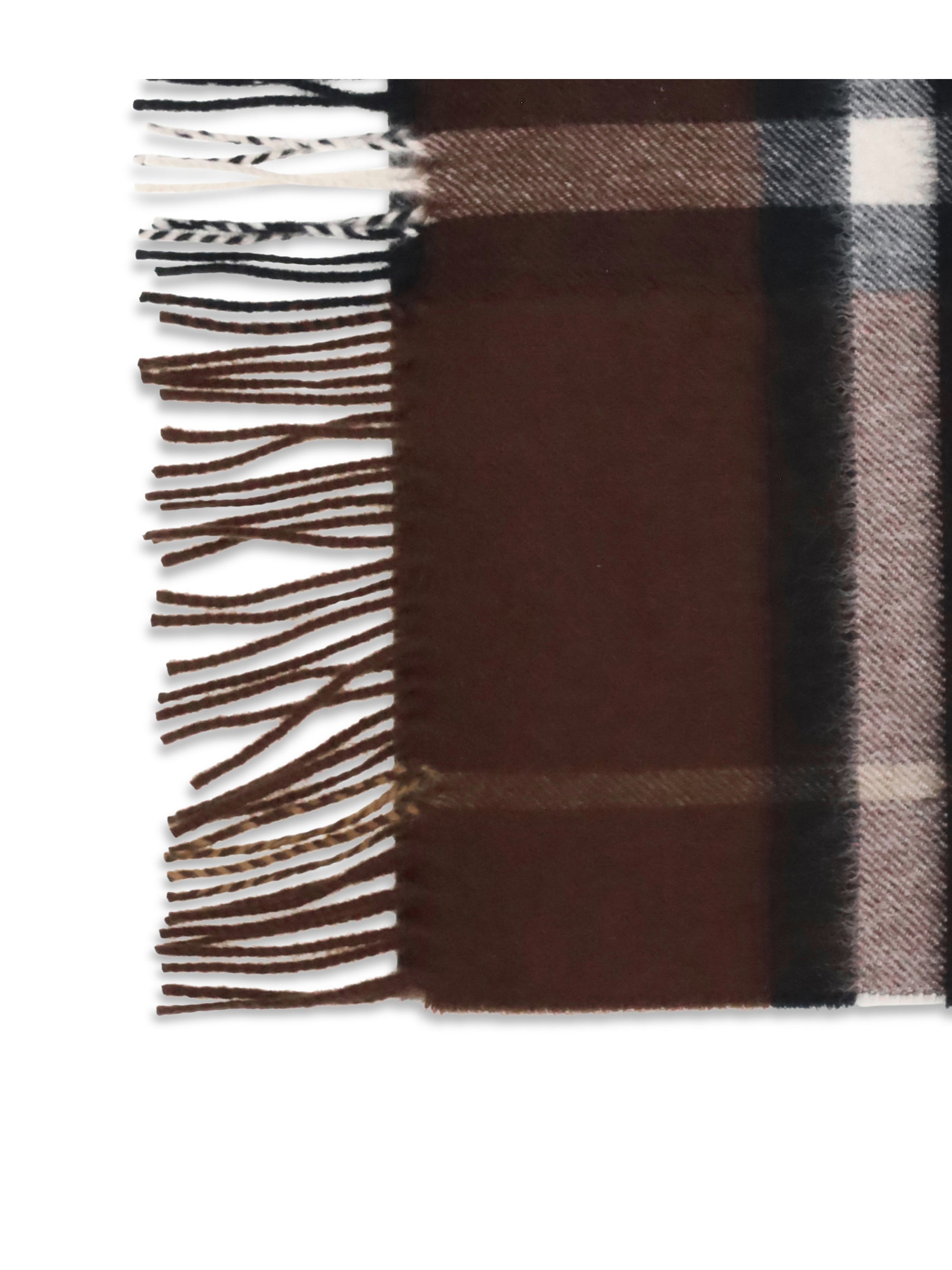 cashmere check scarf