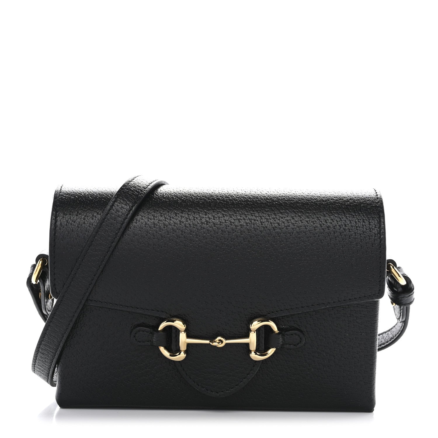 Calfskin Horsebit 1955 Shoulder Bag Black