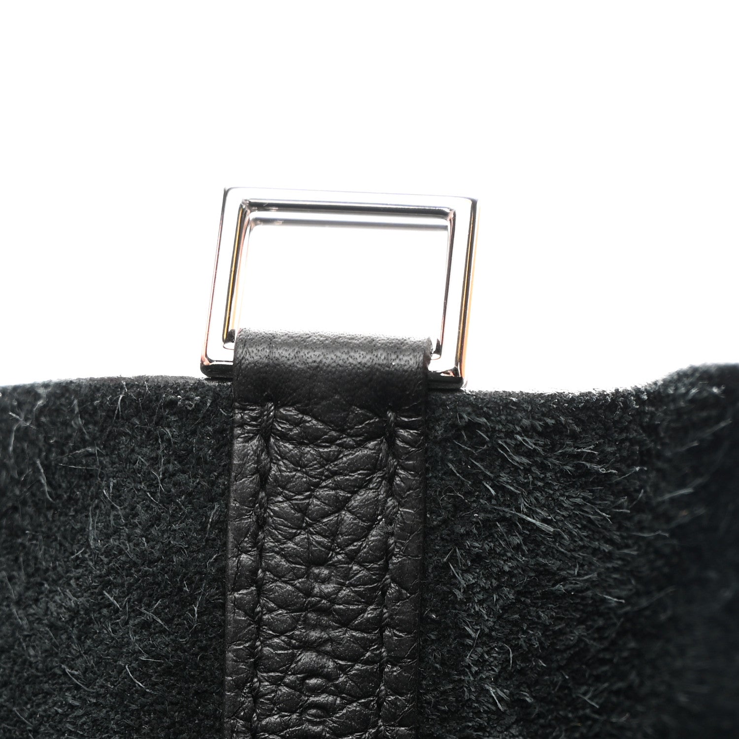 Taurillon Clemence Matte Alligator Picotin Lock Touch 22 MM Black