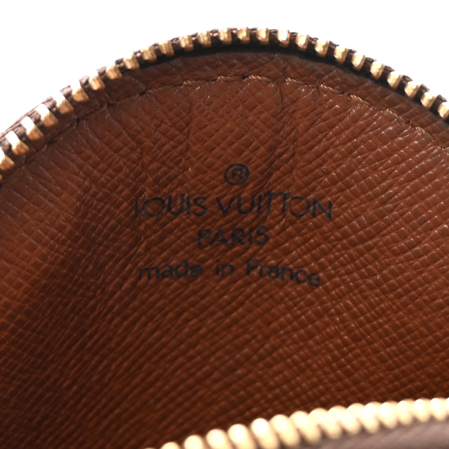 Monogram Round Coin Purse