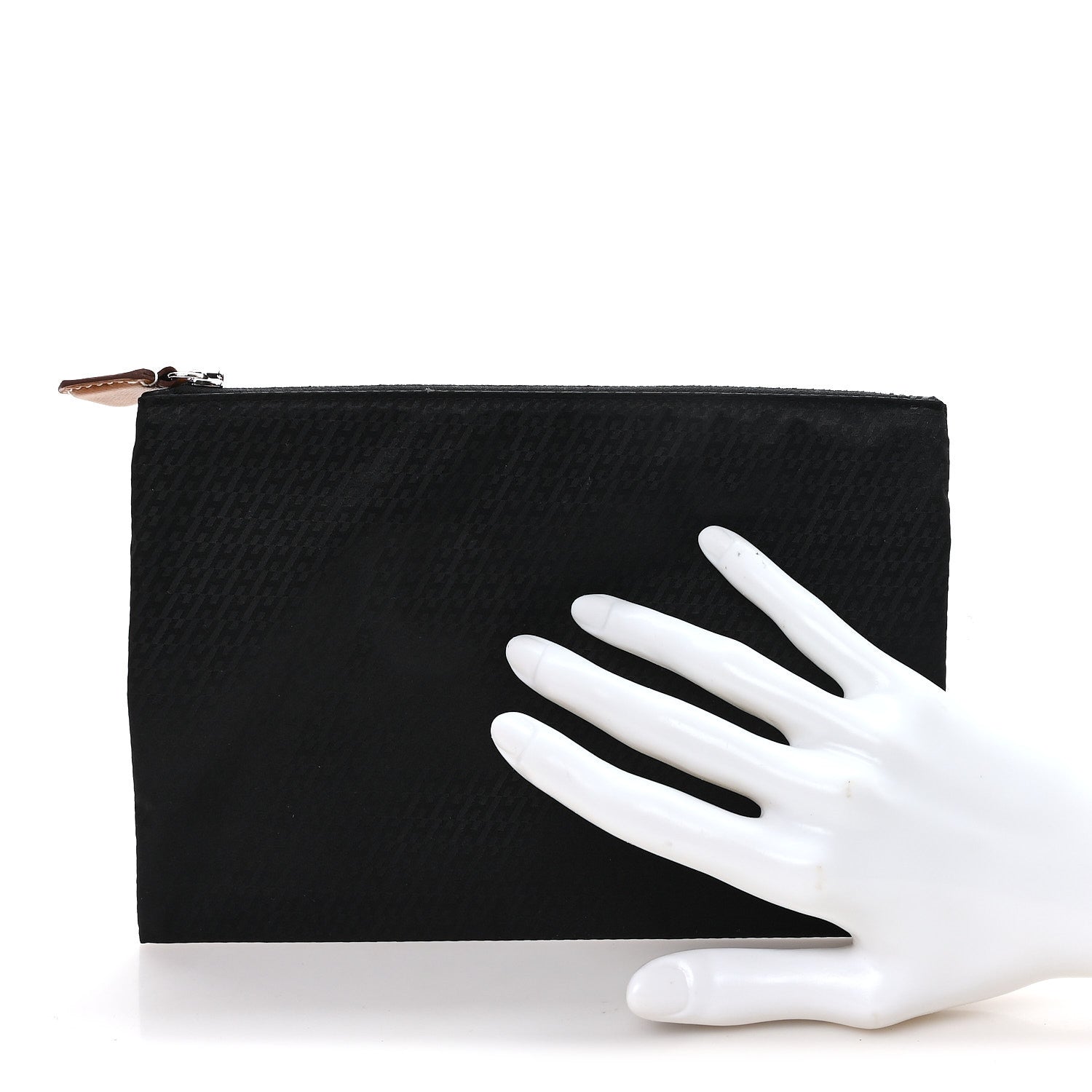 Technical Silk H En Bias Silky Pocket Cosmetic Case Black
