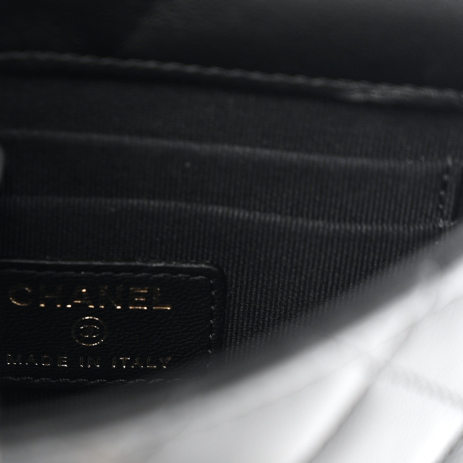 Lambskin Quilted Mini Trendy CC Clutch With Chain Black