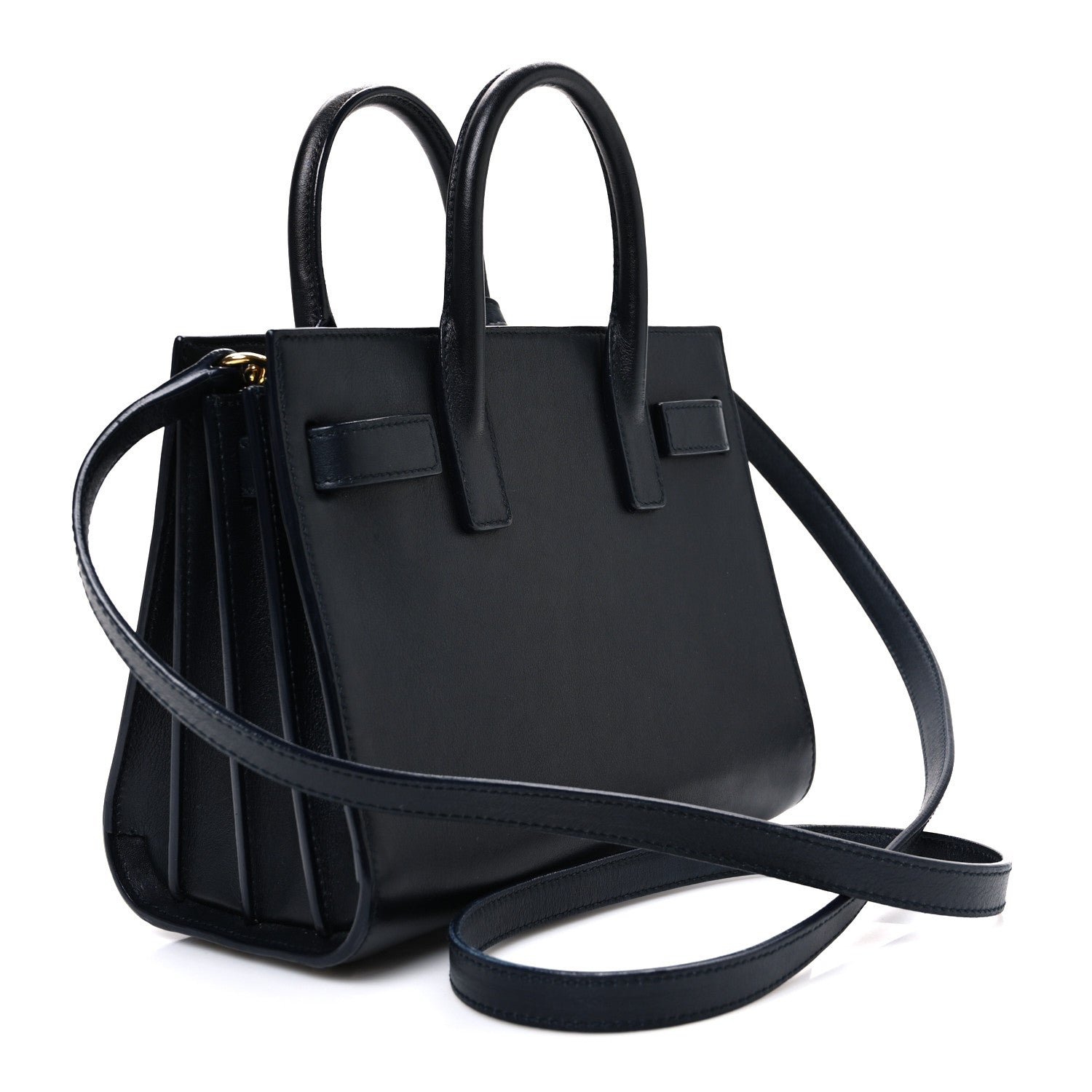 Calfskin Nano Sac De Jour Dark Blue