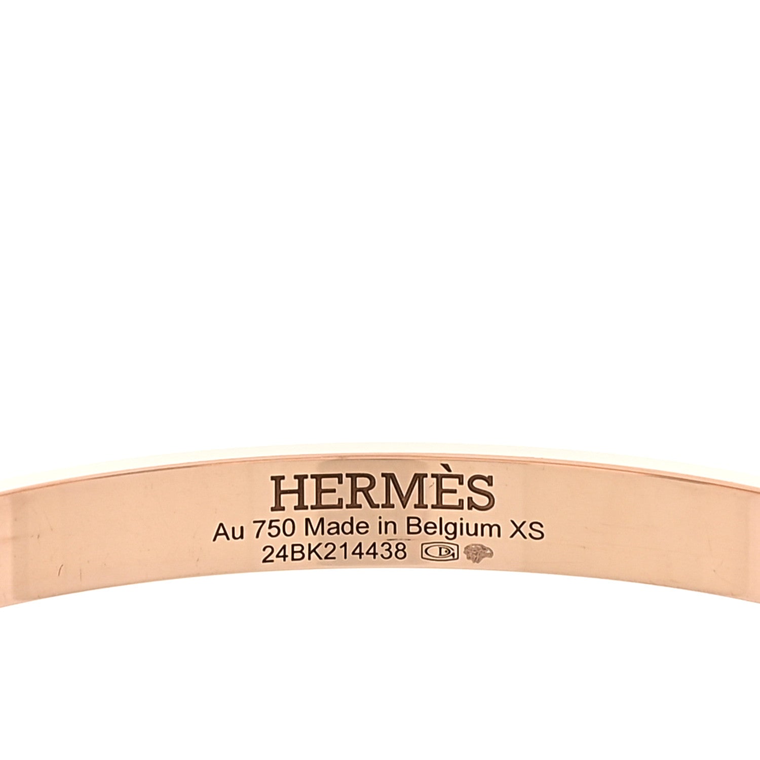 18K Rose Gold Diamond PM Kelly Pave Bracelet XS