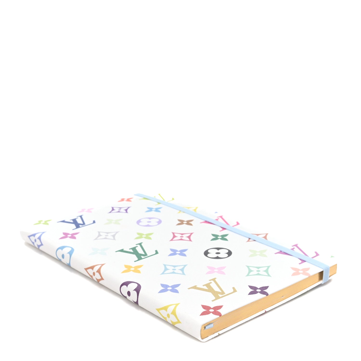 LV x TM Monogram Multicolor Jane Notebook MM White