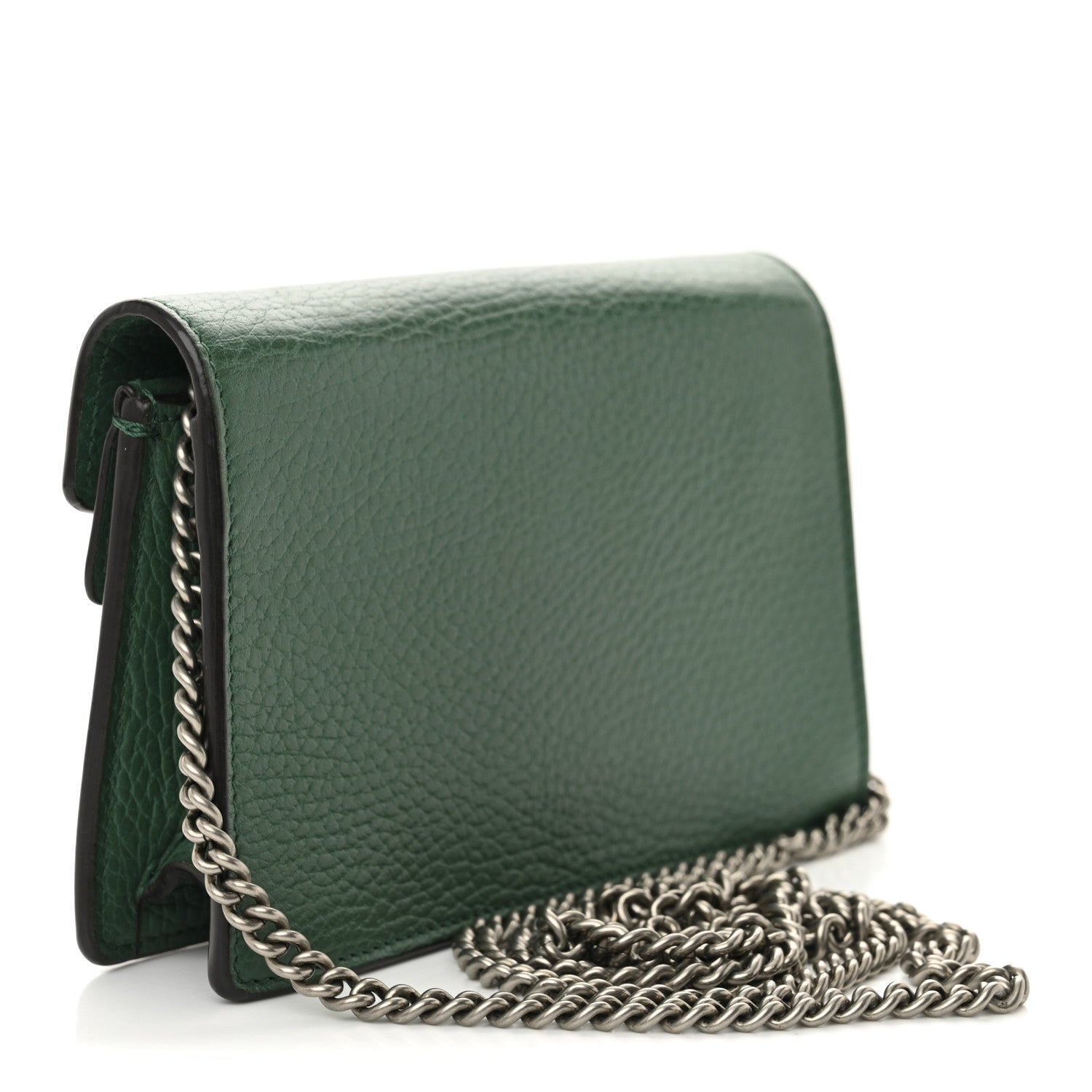 Dollar Calfskin Crystal Super Mini Dionysus Shoulder Bag Emerald