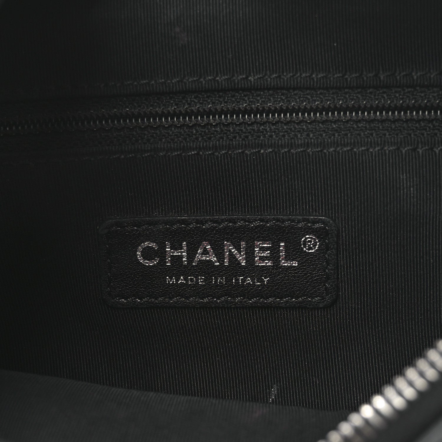 Calfskin Chain 20s Signe Waist Bag Black
