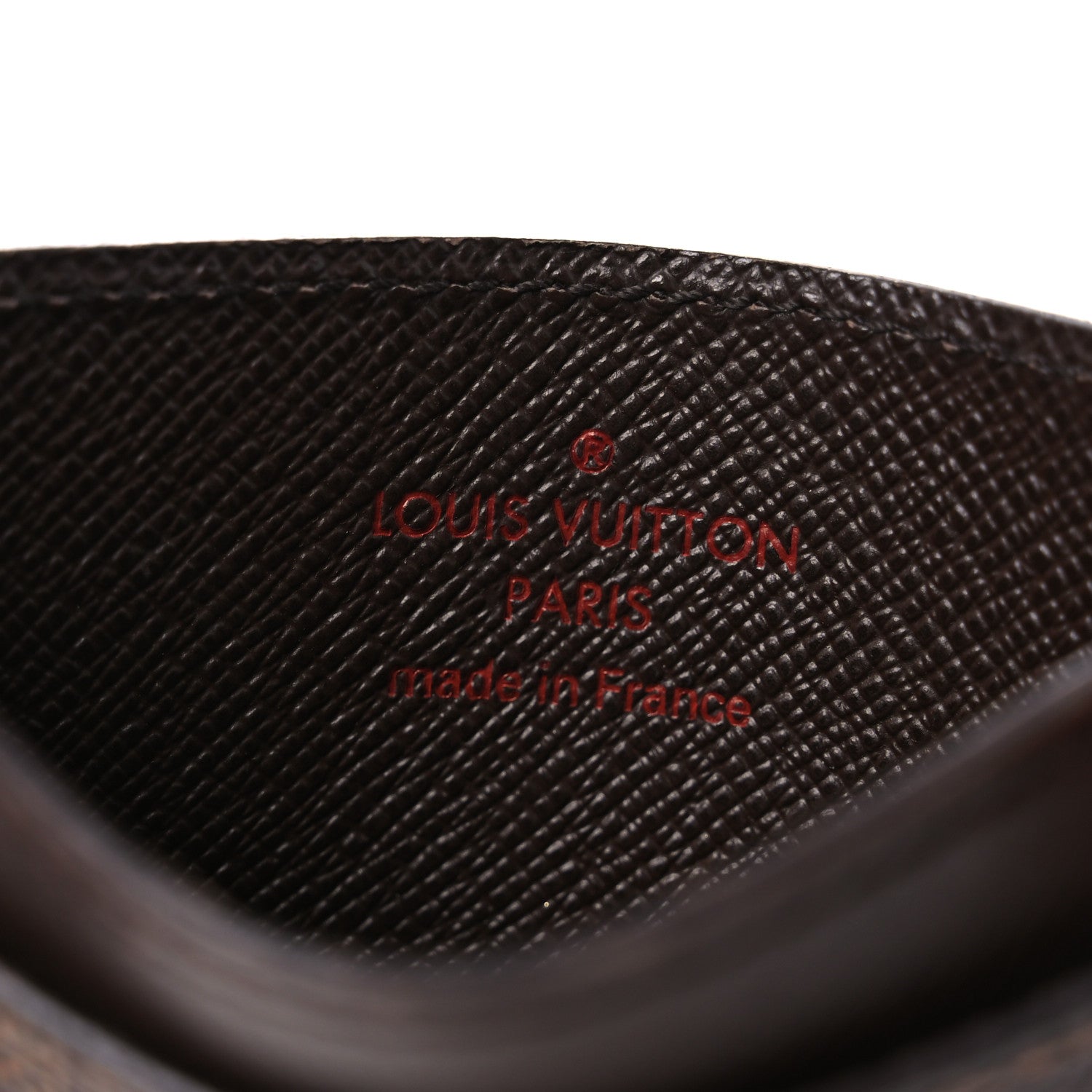 Damier Ebene Card Holder