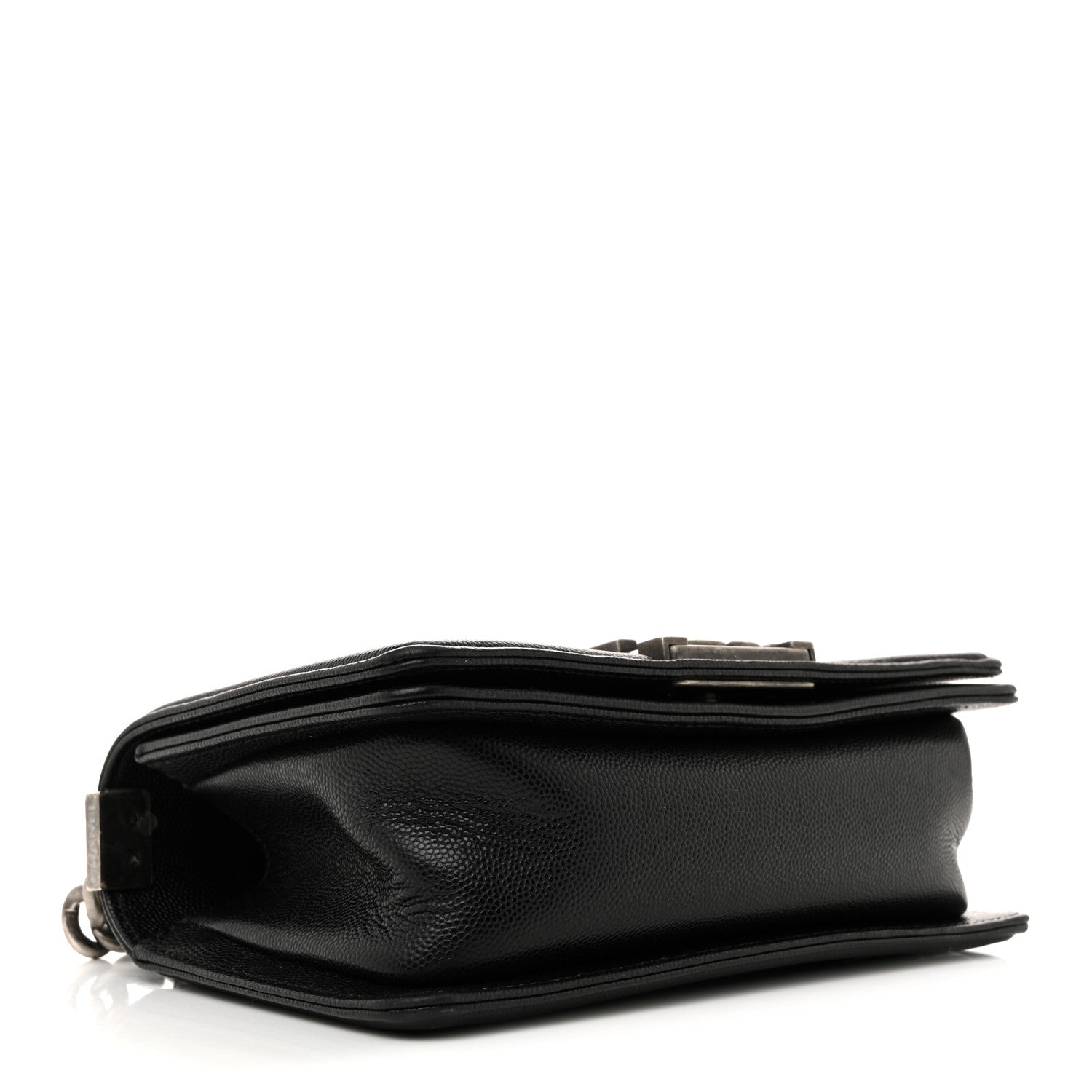 Caviar Quilted Small Boy Flap Black