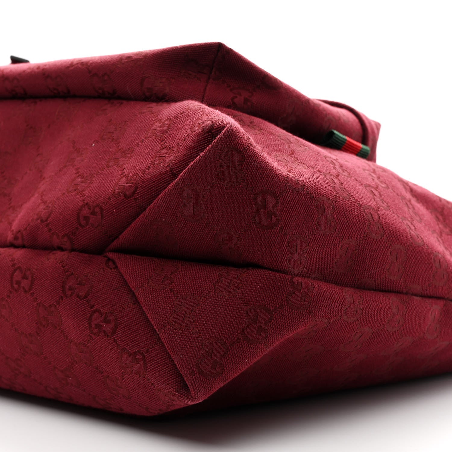 GG Supreme Monogram Large Shopping Tote Rosso Ancora