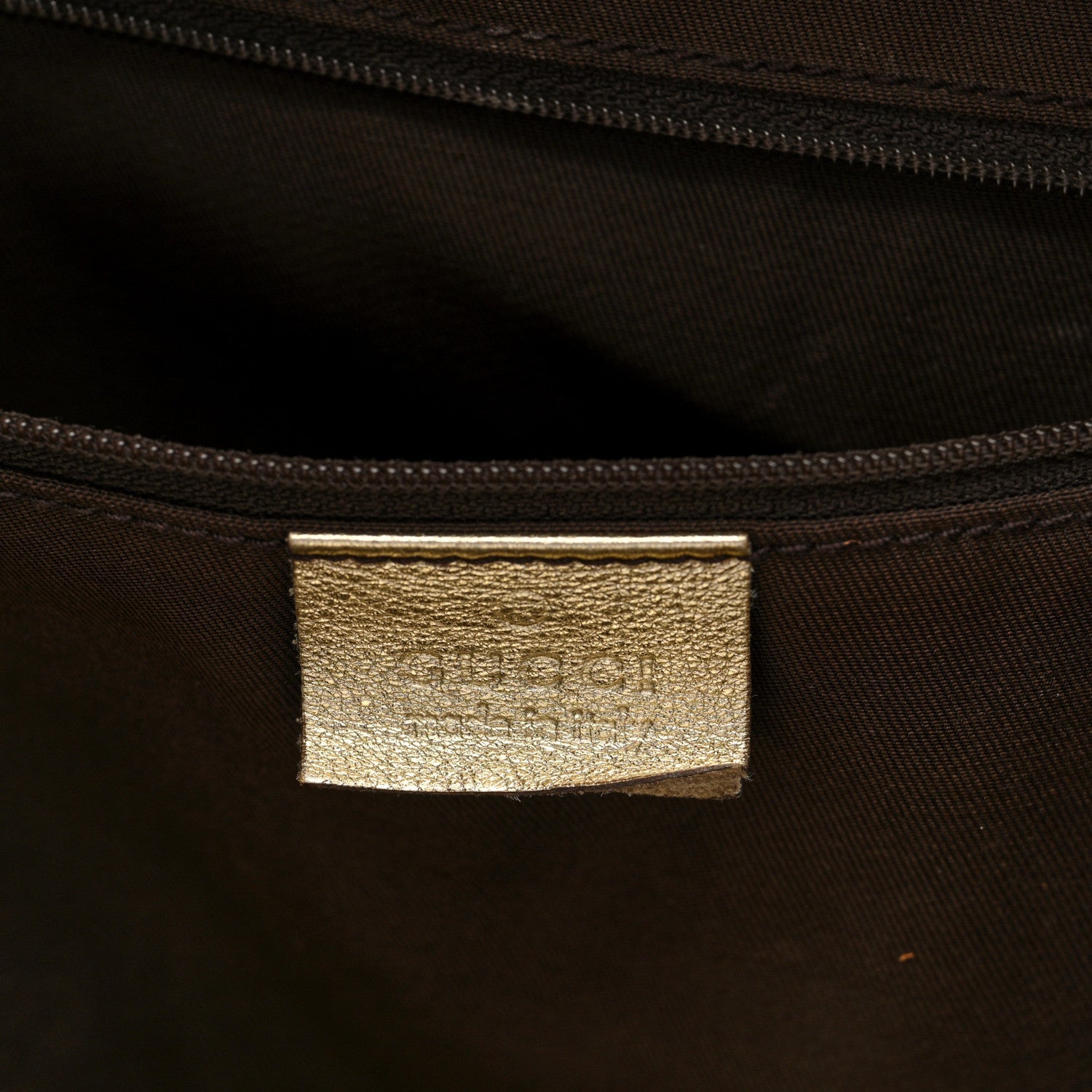 Monogram D Gold Tote Metallic Gold