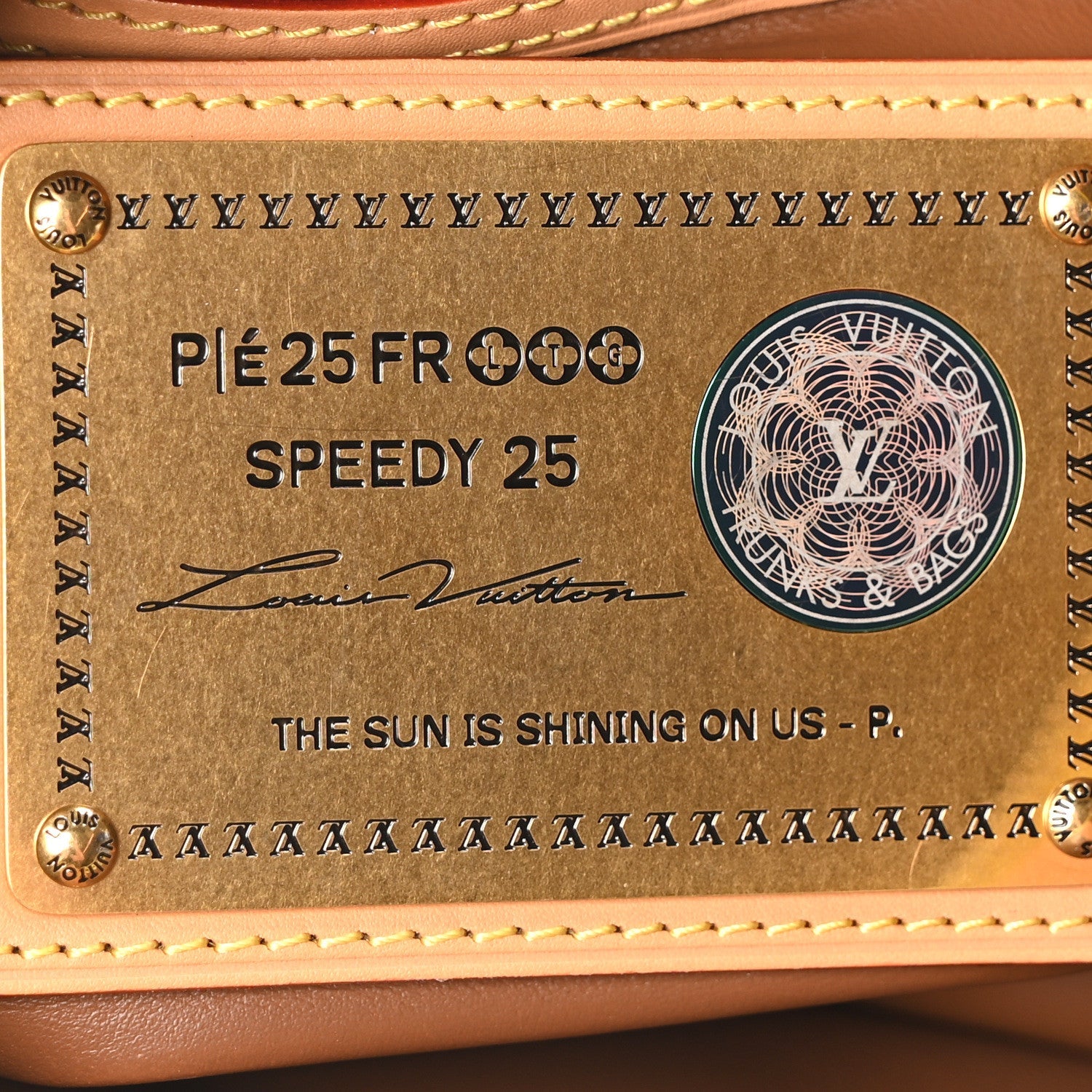 Calfskin Monogram Speedy P9 Bandouliere 25 Lemonade Yellow