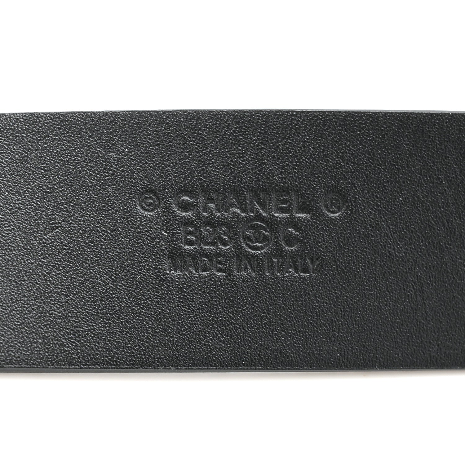 Caviar CC Quilted Belt 80 32 Black