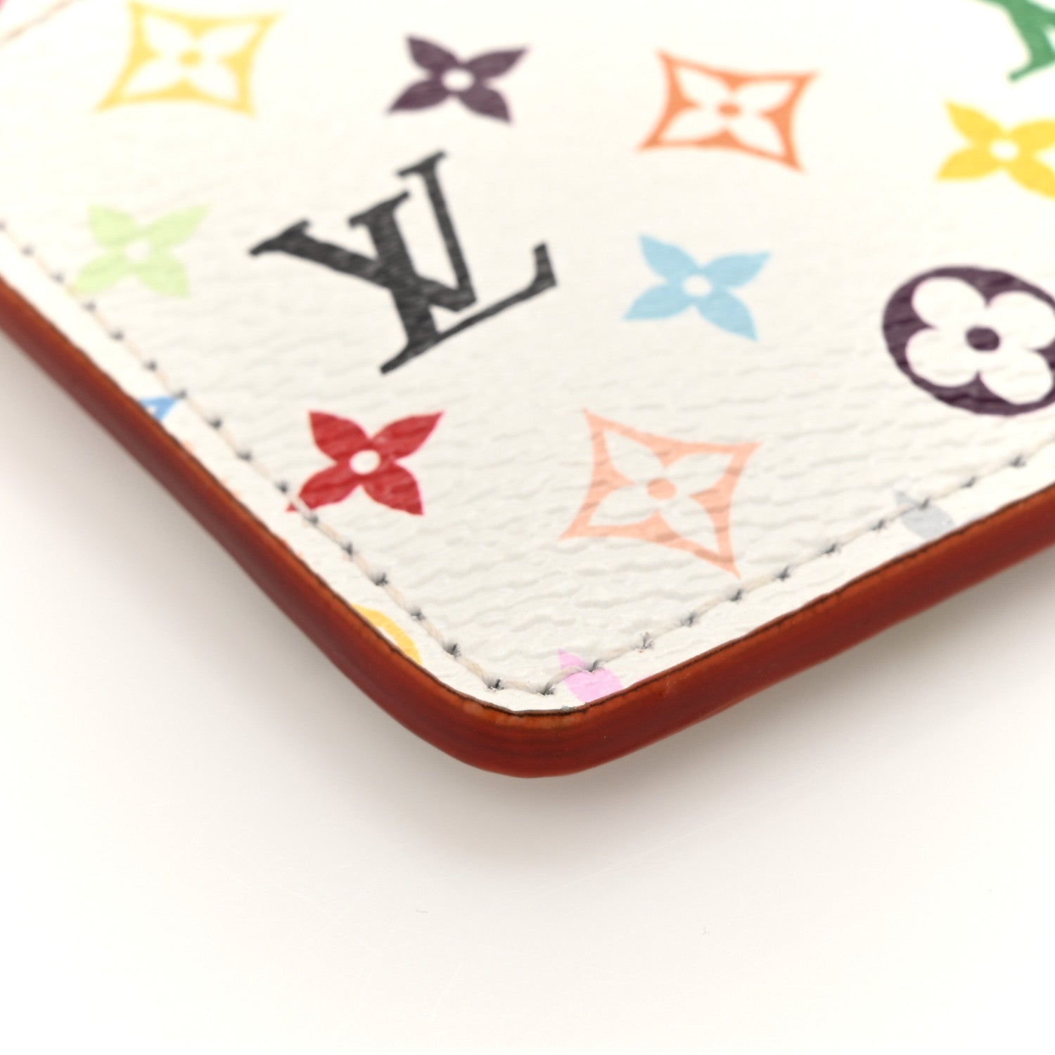 LV X TM Monogram Multicolor Card Holder Kawaii Pink