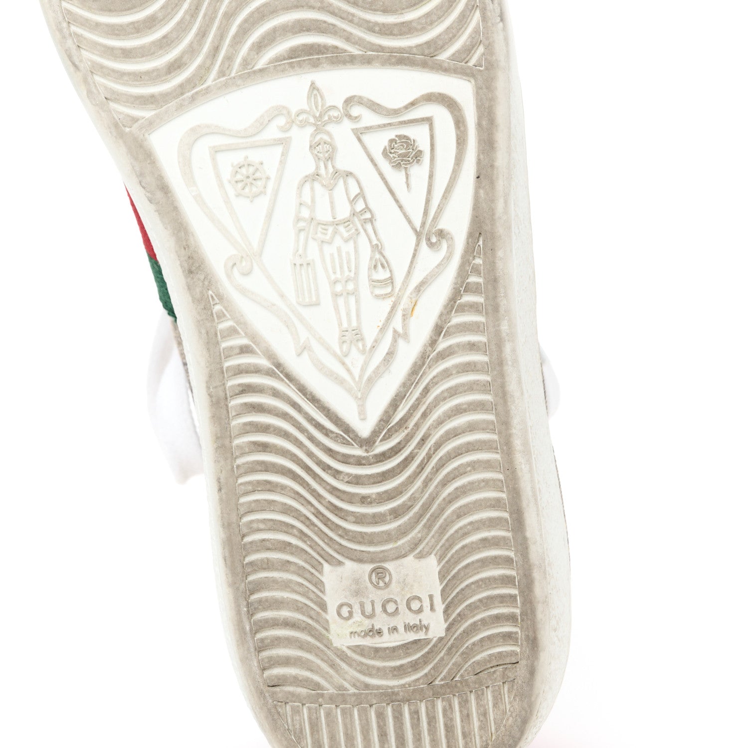 GG Supreme Monogram Bees Ayers Web Womens Ace Sneakers 37 Beige Oro Green Red