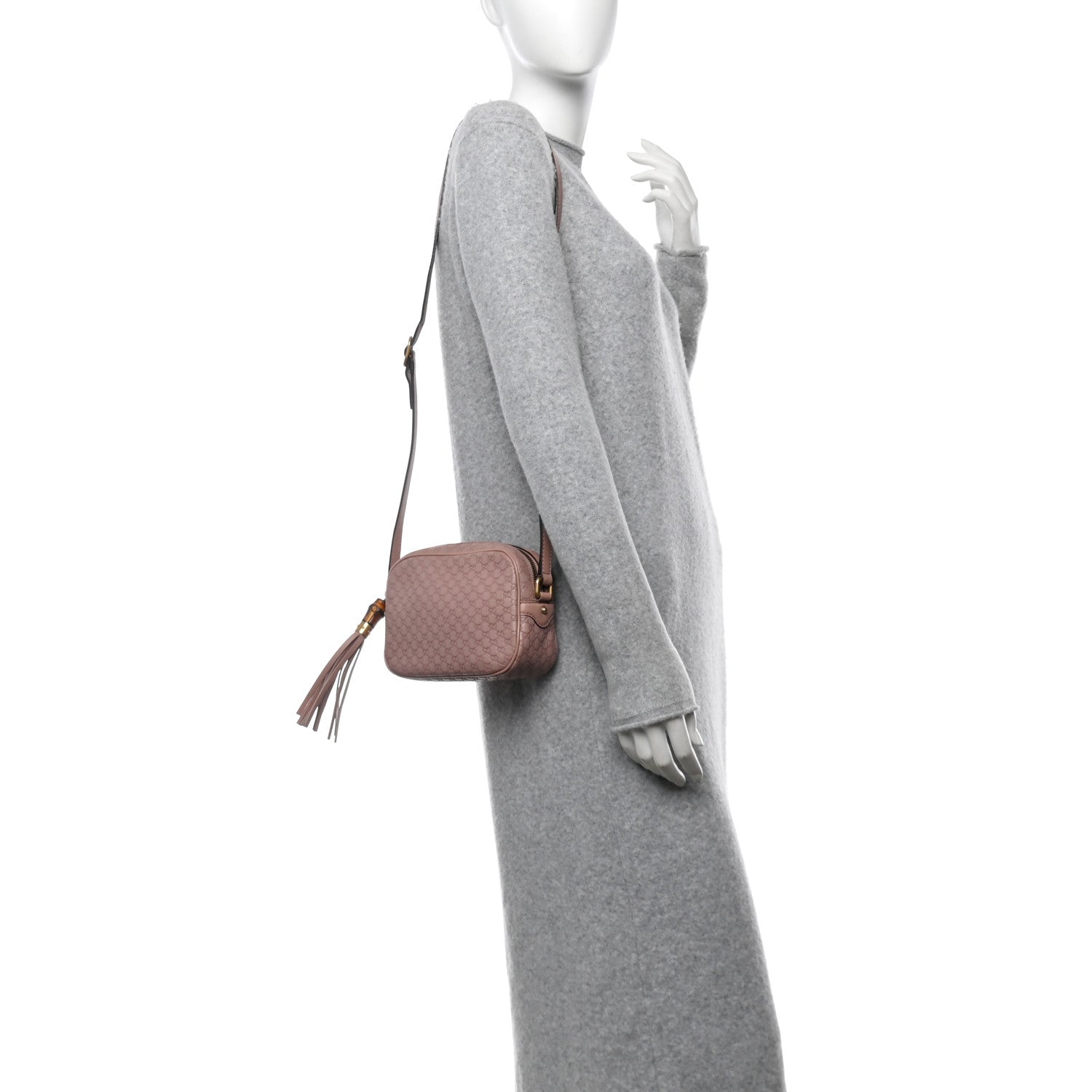 Microguccissima Sunshine Disco Crossbody Bag Light Pink