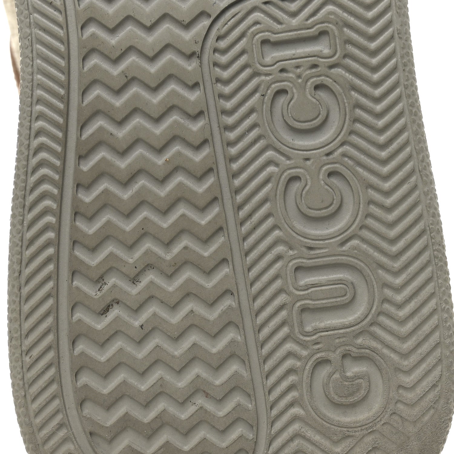 Calfskin GG Supreme Monogram Perforated Womens Platform 55mm Sneakers 37 Apricot Pink Beige Grey
