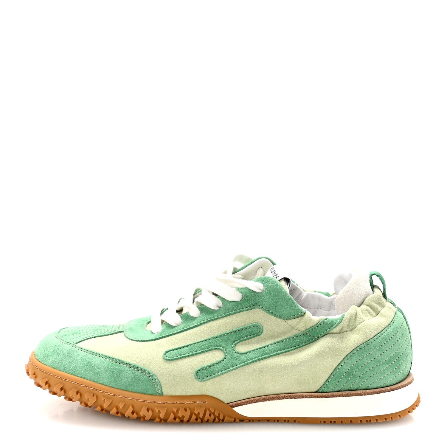 Suede Goatskin Jet Sneakers 38.5 Vert De Mer Vert Opaline