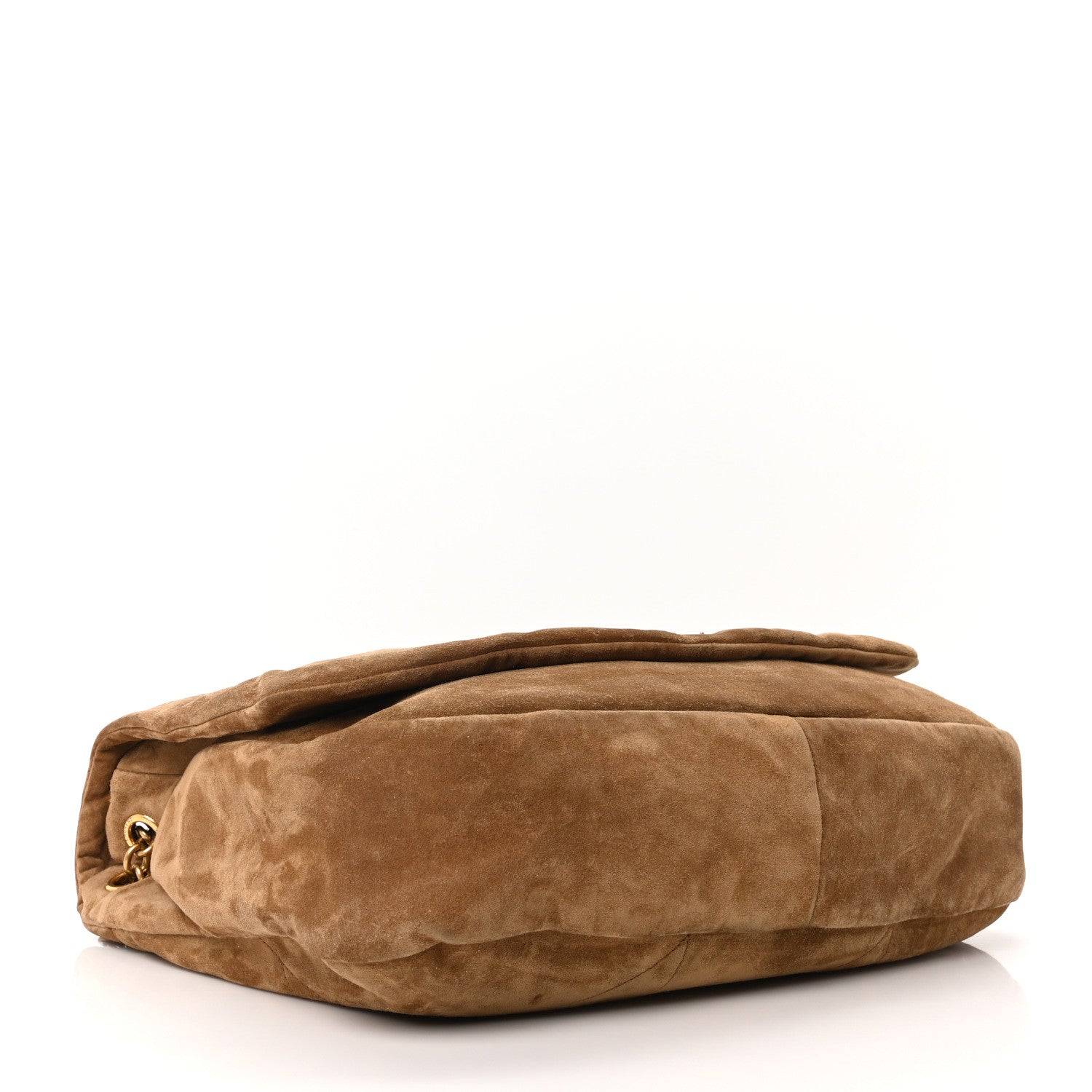 Suede Matelasse Monogram Large Jamie 4.3 Golden Leaf
