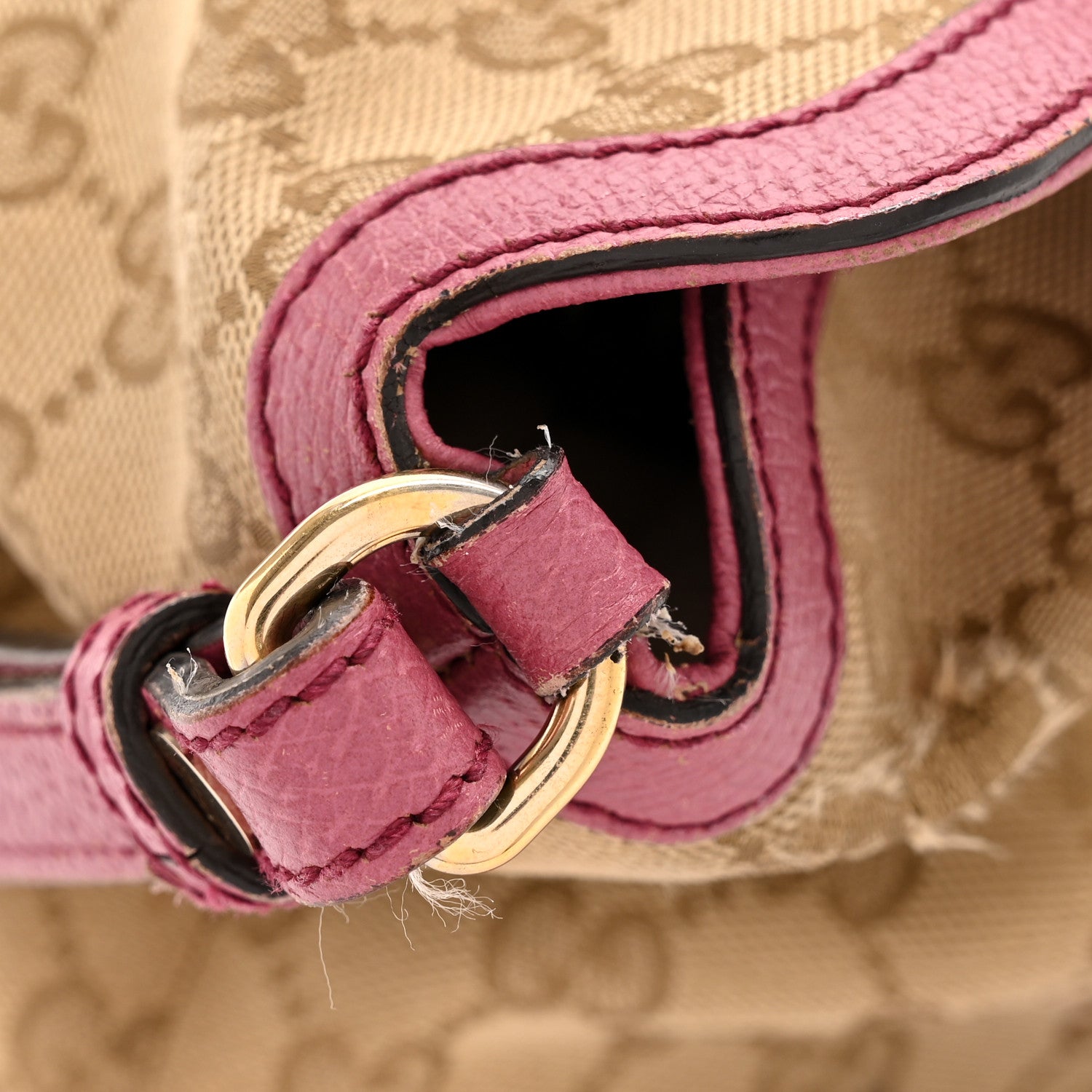 Monogram Medium Bree Foldover Tote Beige Ebony Peonia Flower