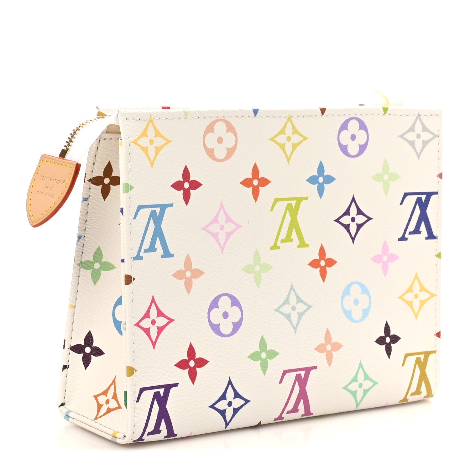 LV X TM Monogram Multicolor Toiletry Pouch 19 White
