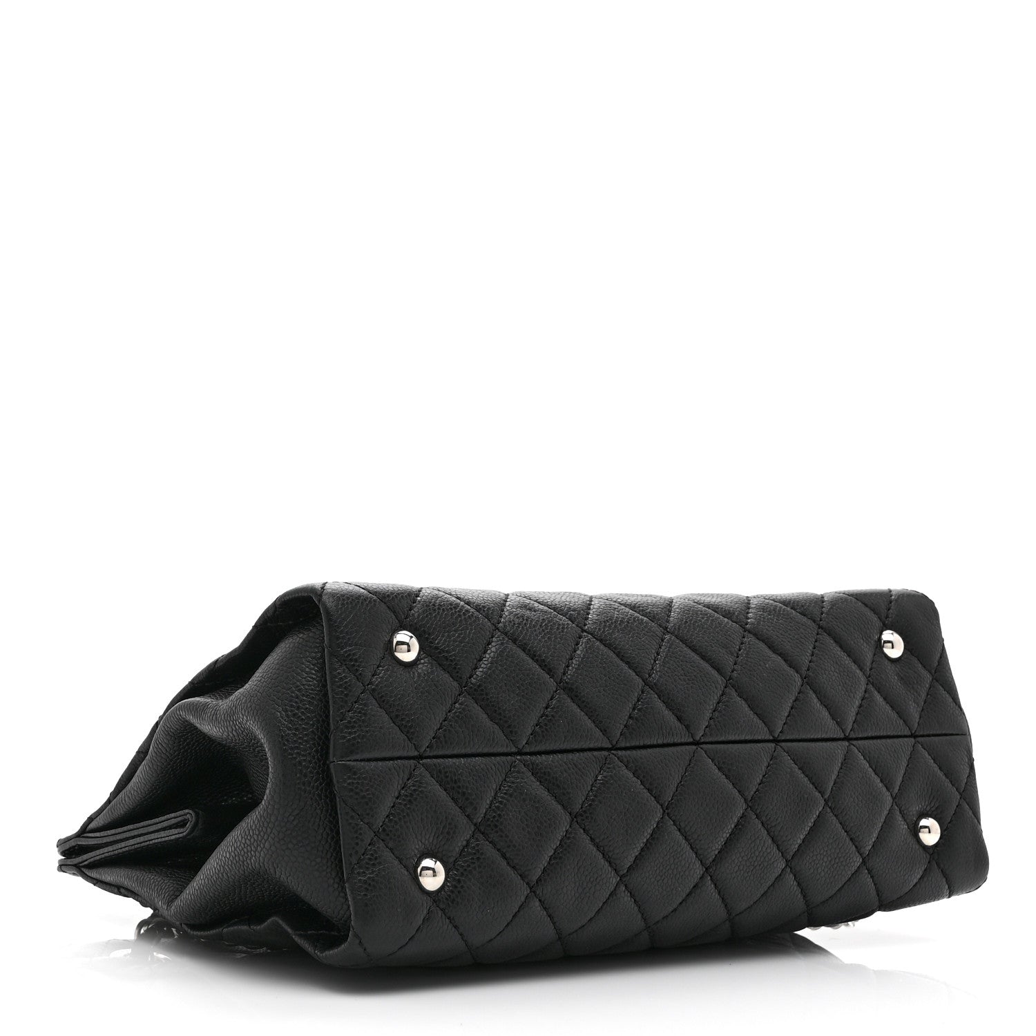 Caviar Quilted CC Timeless Soft Tote Black