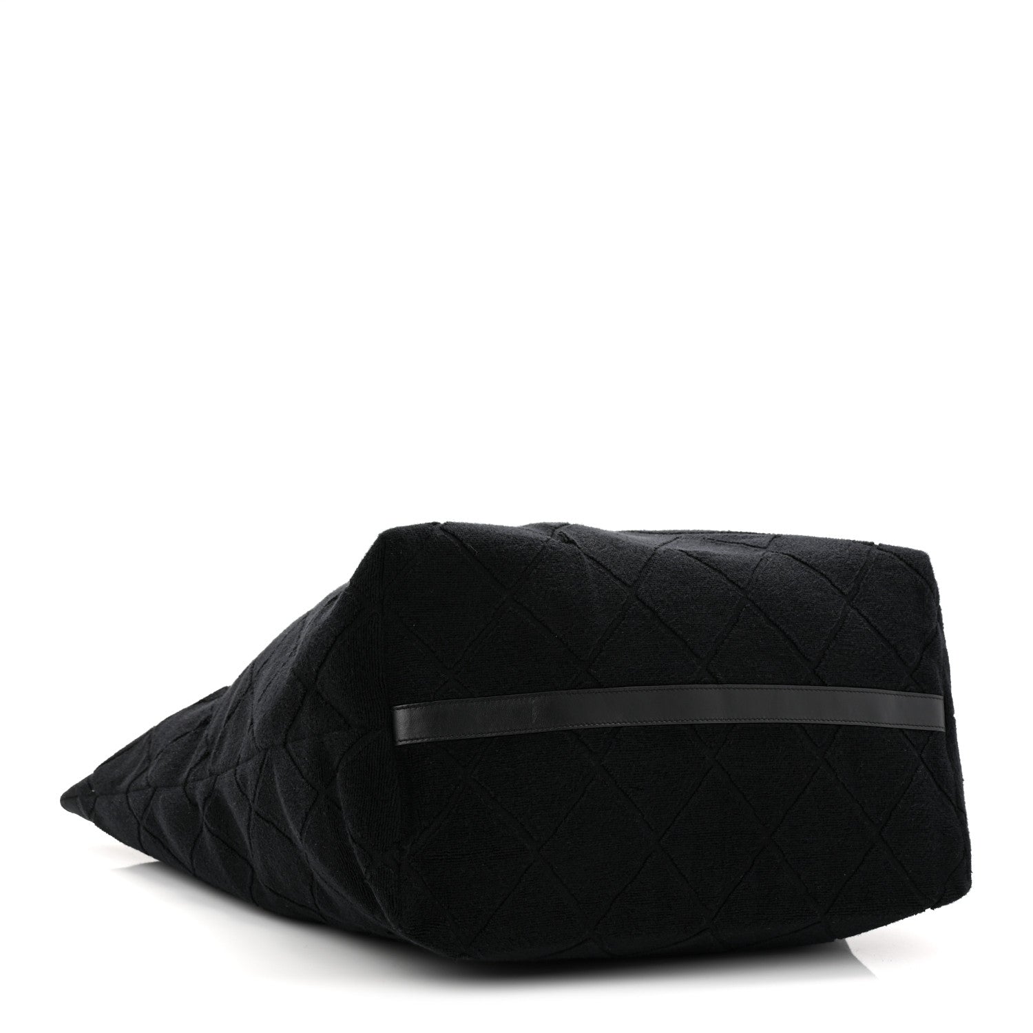Terry Cotton CC Beach Tote  Black