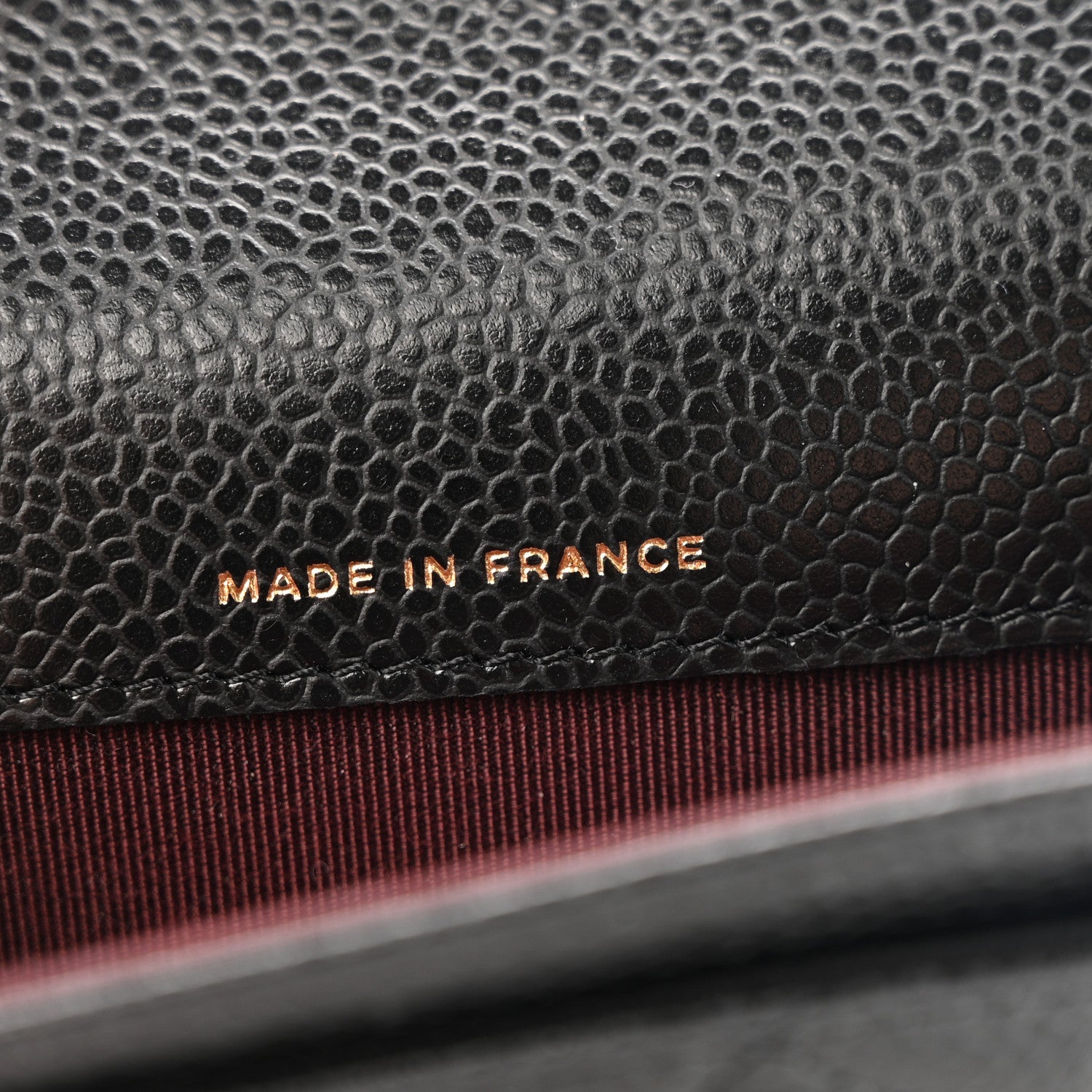 Caviar Quilted Flap Card Holder Wallet Black