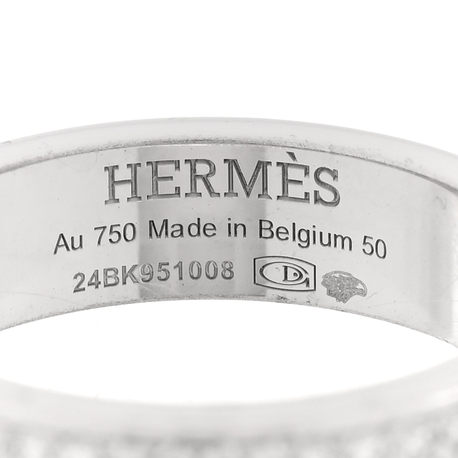18K White Gold Diamond Kelly Ring 50 5.5