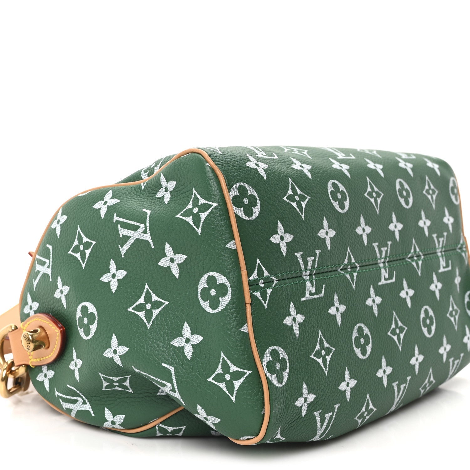 Calfskin Monogram Speedy P9 Bandouliere 25 Green