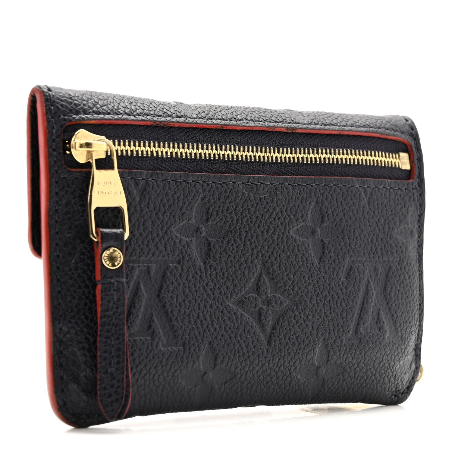 Empreinte Key Pouch Marine Rouge