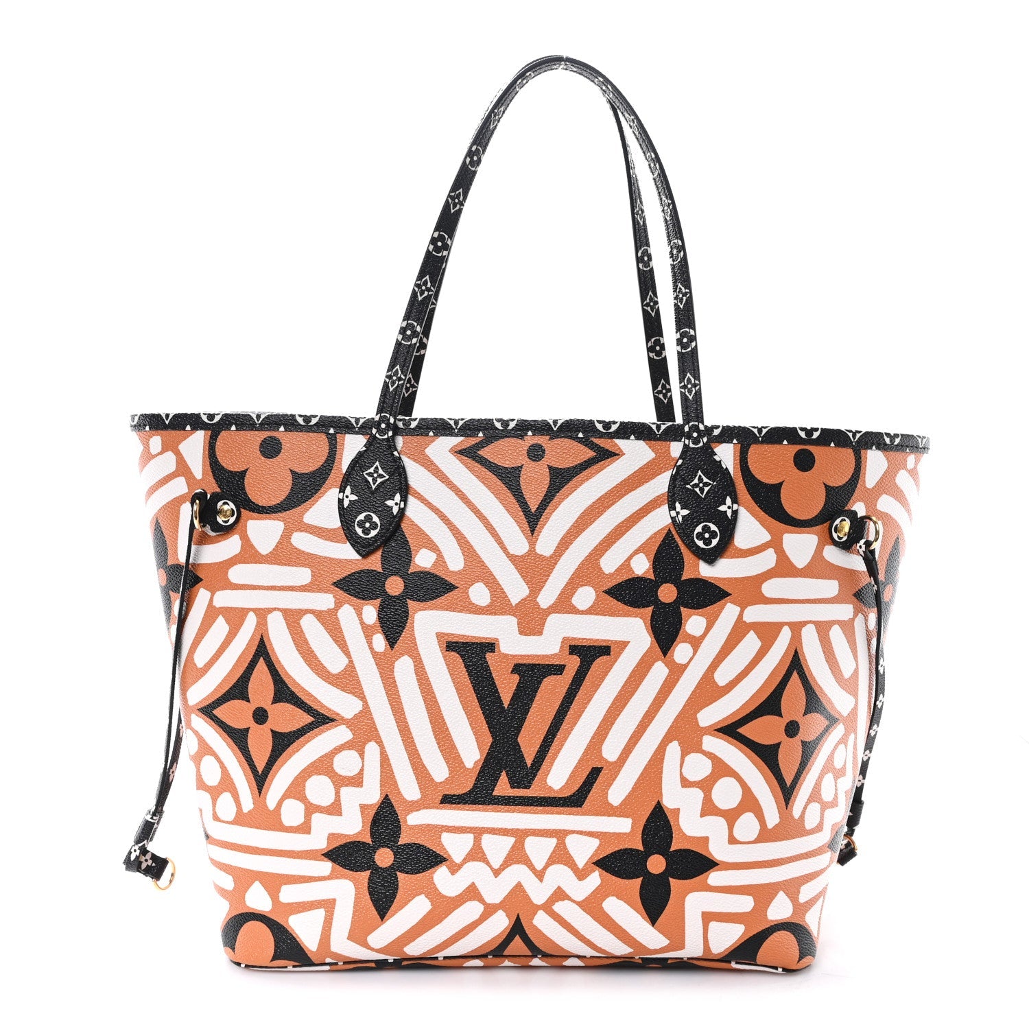 Monogram Giant Crafty Neverfull MM Creme Caramel
