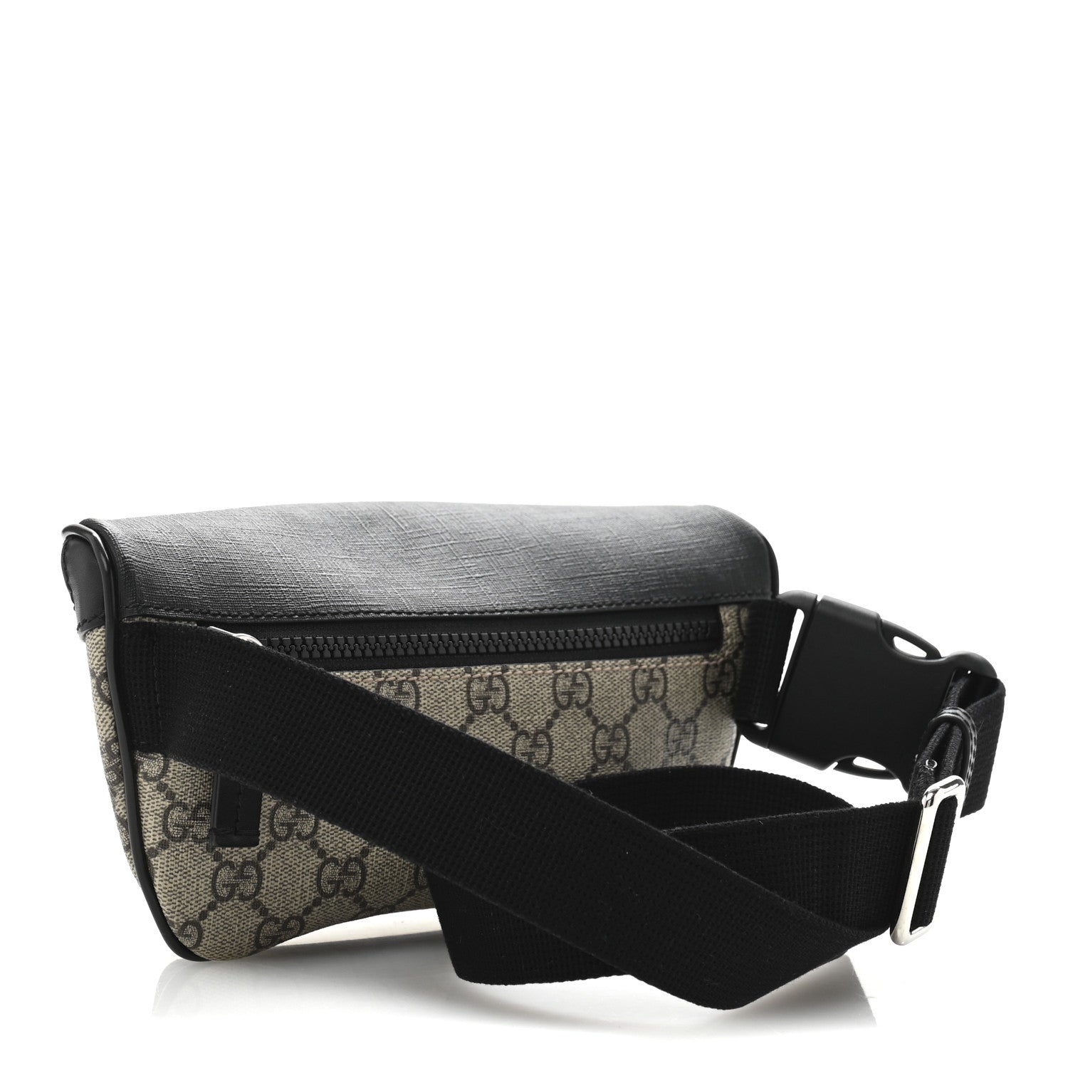 GG Supreme Monogram Belt Bag Black