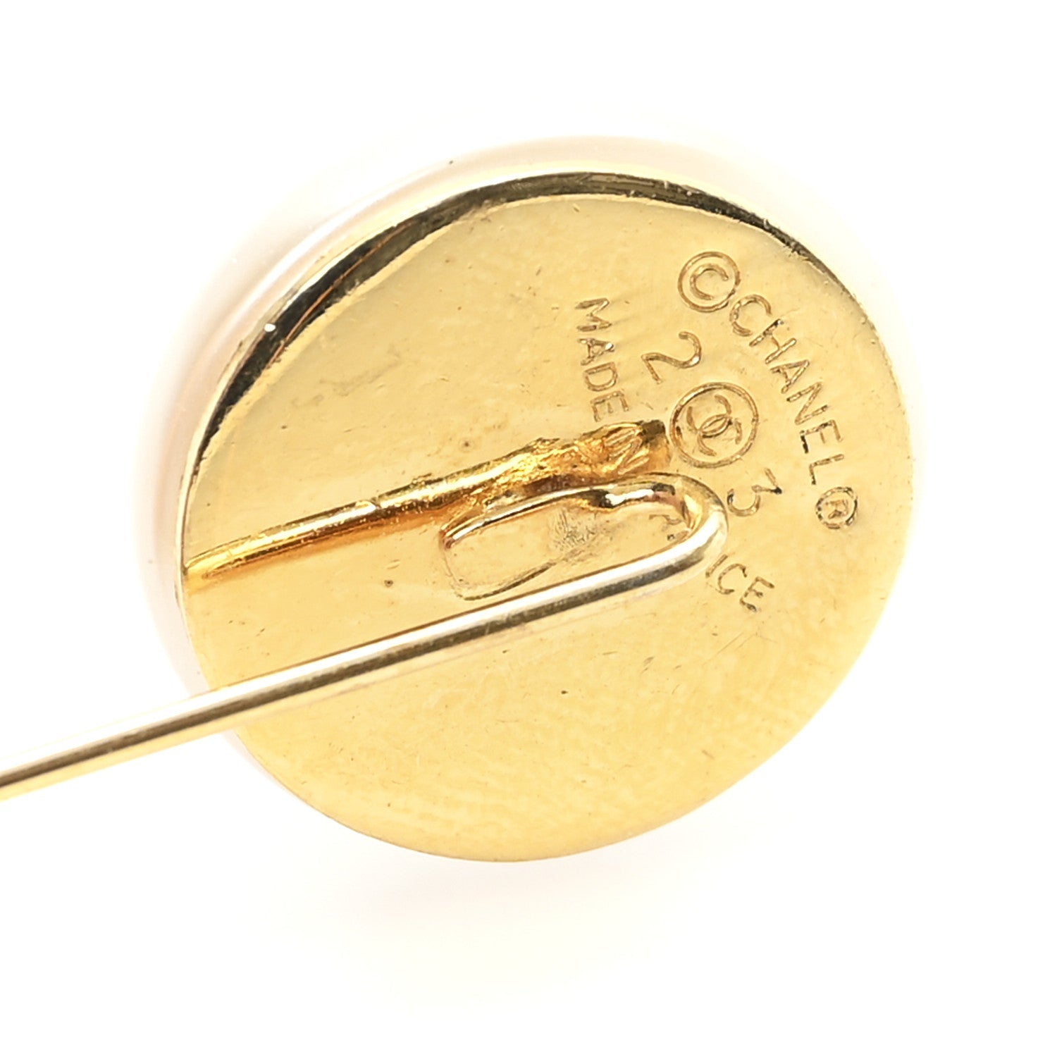 Pearl CC Pin Gold