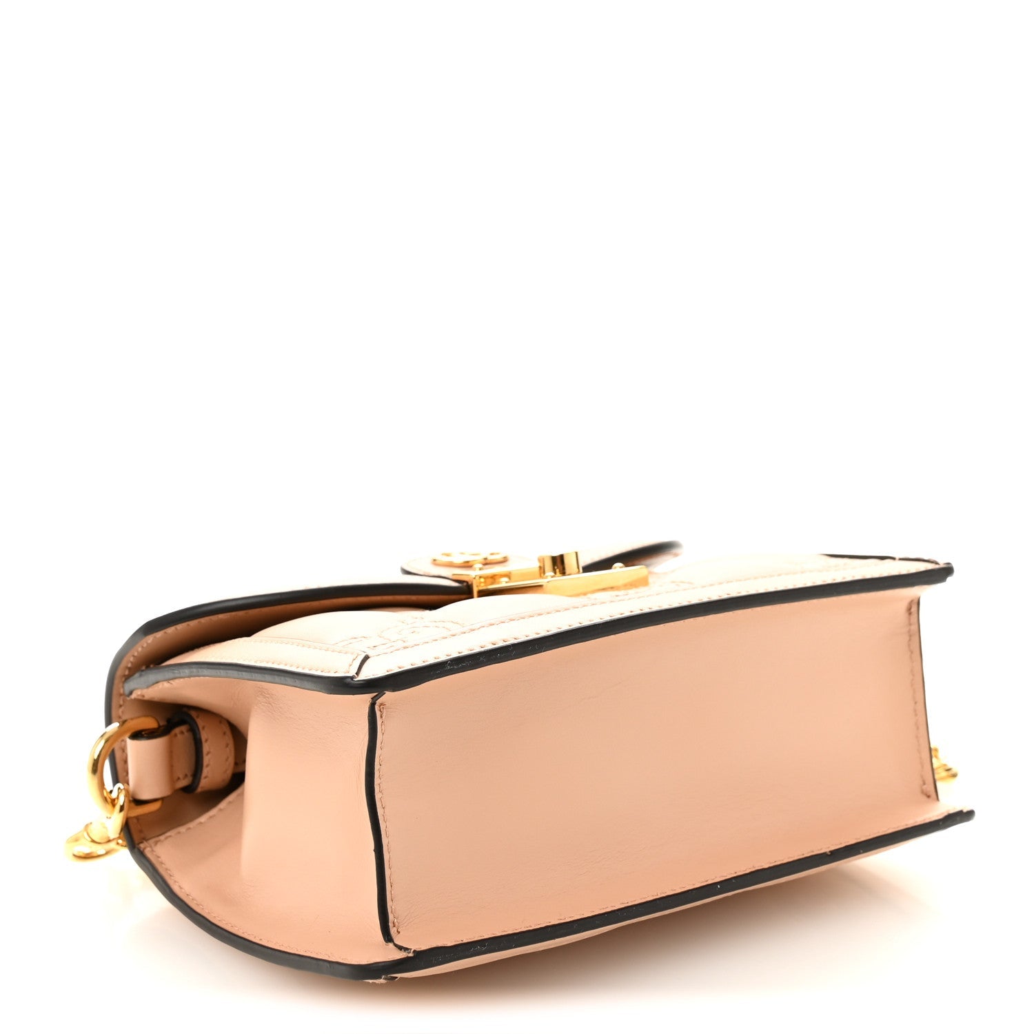 Calfskin GG Matelasse Mini Chain Top Handle Bag Light Pink